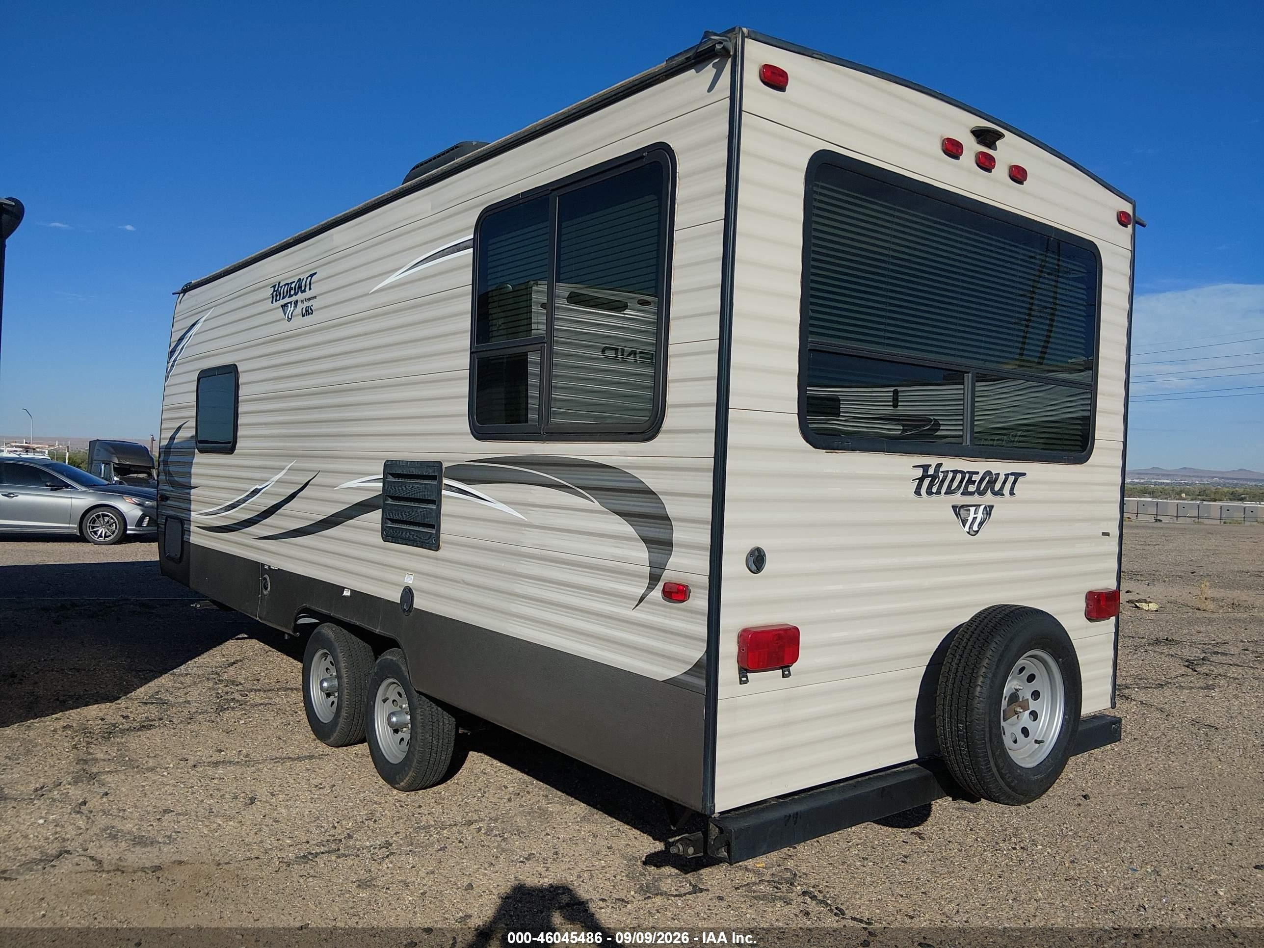 2018 Keystone Rv Hideout VIN 4YDT20226J7240908 IAAI salvage auction — Vandalized, Salvage (New Mexico), sold $3,500 on 2026-10-14 (photo 3)