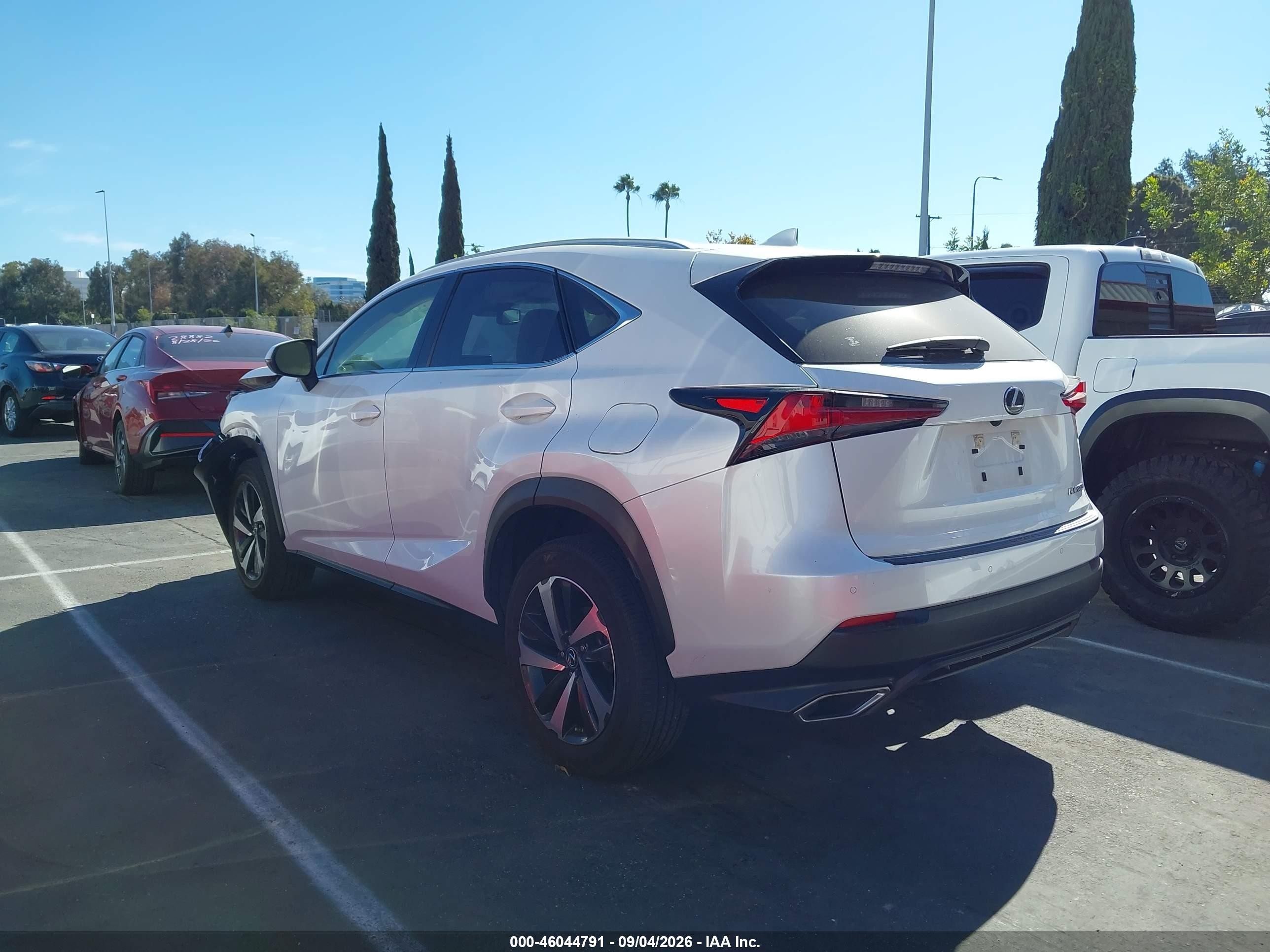 2021 Lexus NX 300 VIN JTJGARBZ8M5033264 IAAI salvage auction — Front End, Wait Title, sold $8,400 on 2026-09-20 (photo 3)