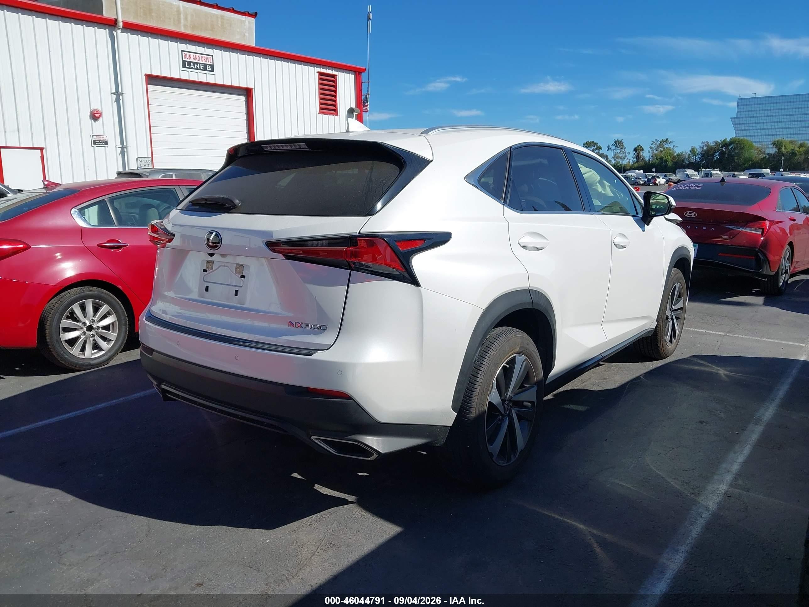 2021 Lexus NX 300 VIN JTJGARBZ8M5033264 IAAI salvage auction — Front End, Wait Title, sold $8,400 on 2026-09-20 (photo 4)
