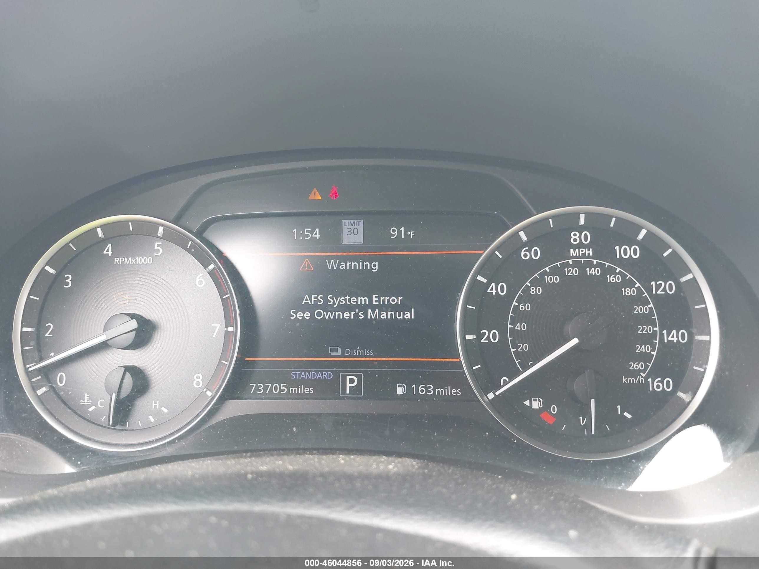 2021 Infiniti Qx50 VIN 3PCAJ5CB4MF108477 IAAI salvage auction — Front End, Salvage (Indiana), sold $5,100 on 2026-10-05 (photo 7)