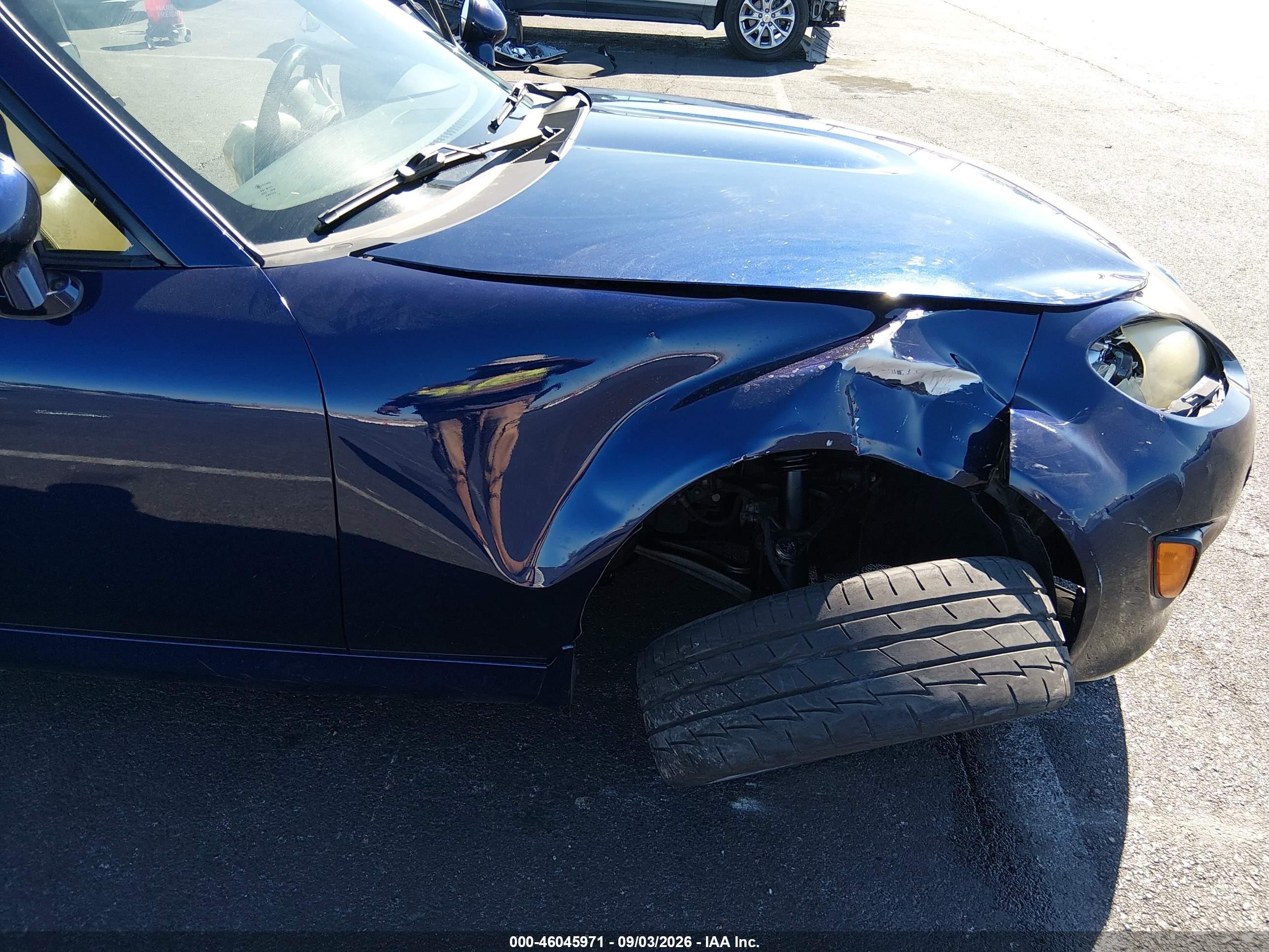 2011 Mazda MX-5 VIN JM1NC2PF6B0219213 IAAI salvage auction — Side, Salvage (Nevada), sold $950 on 2026-10-12 (photo 6)
