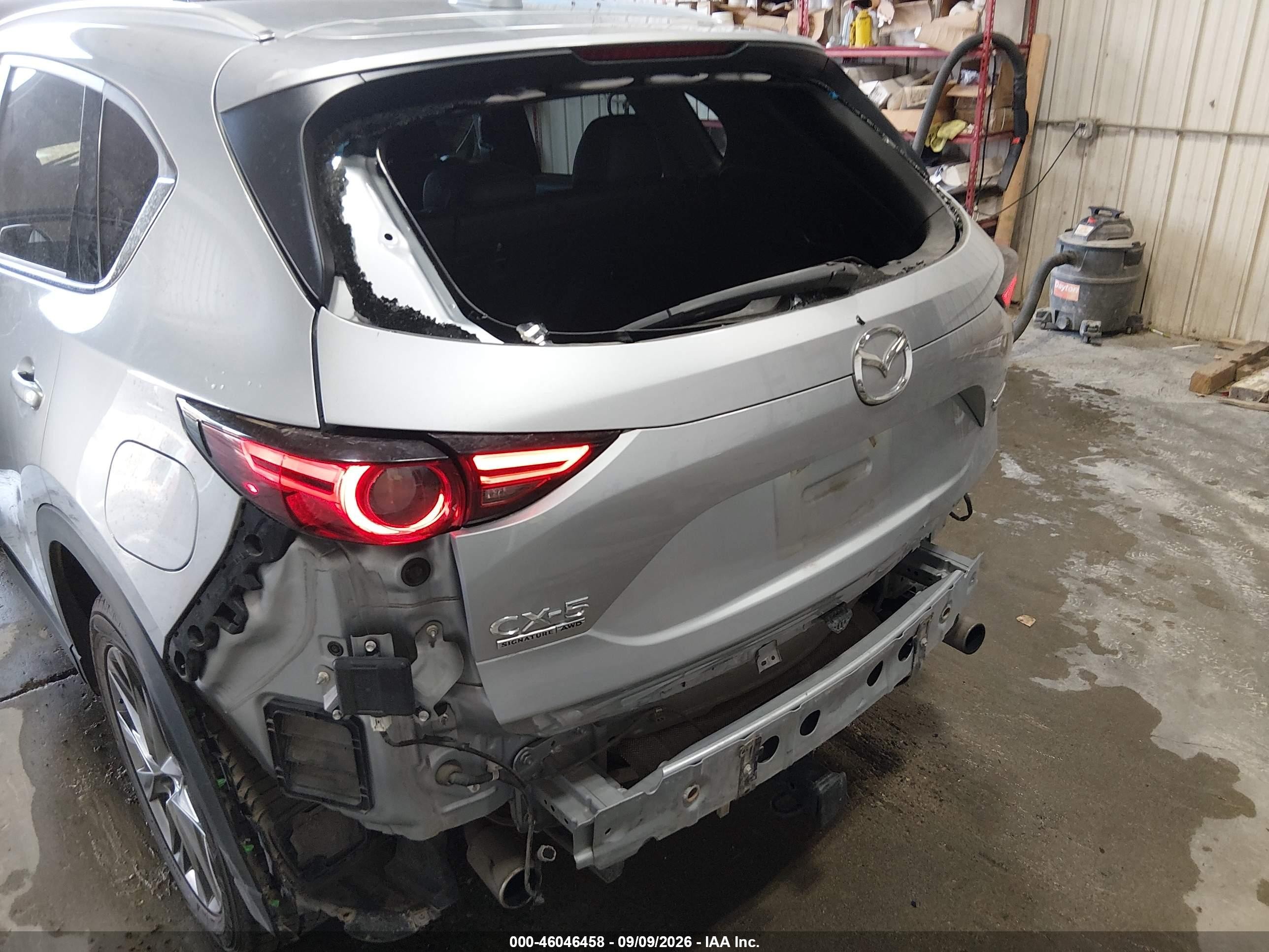 2021 Mazda CX-5 VIN JM3KFBEY2M0324582 IAAI salvage auction — Rear End, Bill Of Sale (Alaska), sold $6,900 on 2026-09-14 (photo 6)