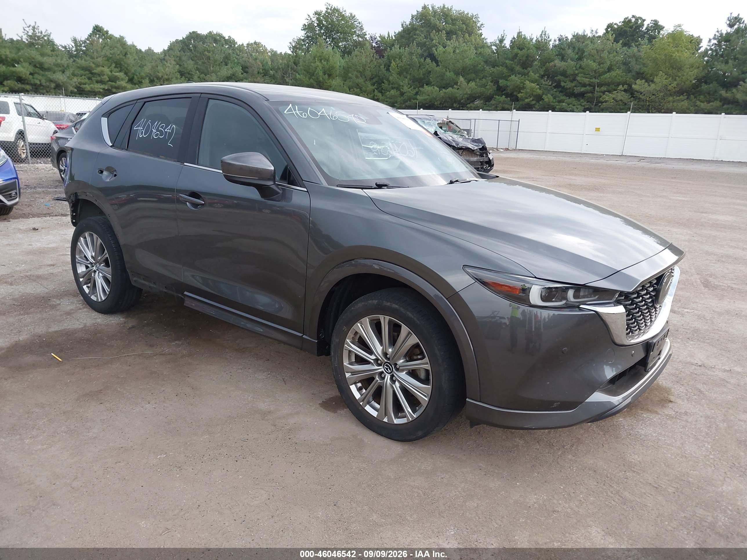 2022 Mazda CX-5 VIN JM3KFBXY3N0531934 — IAAI salvage auction photo