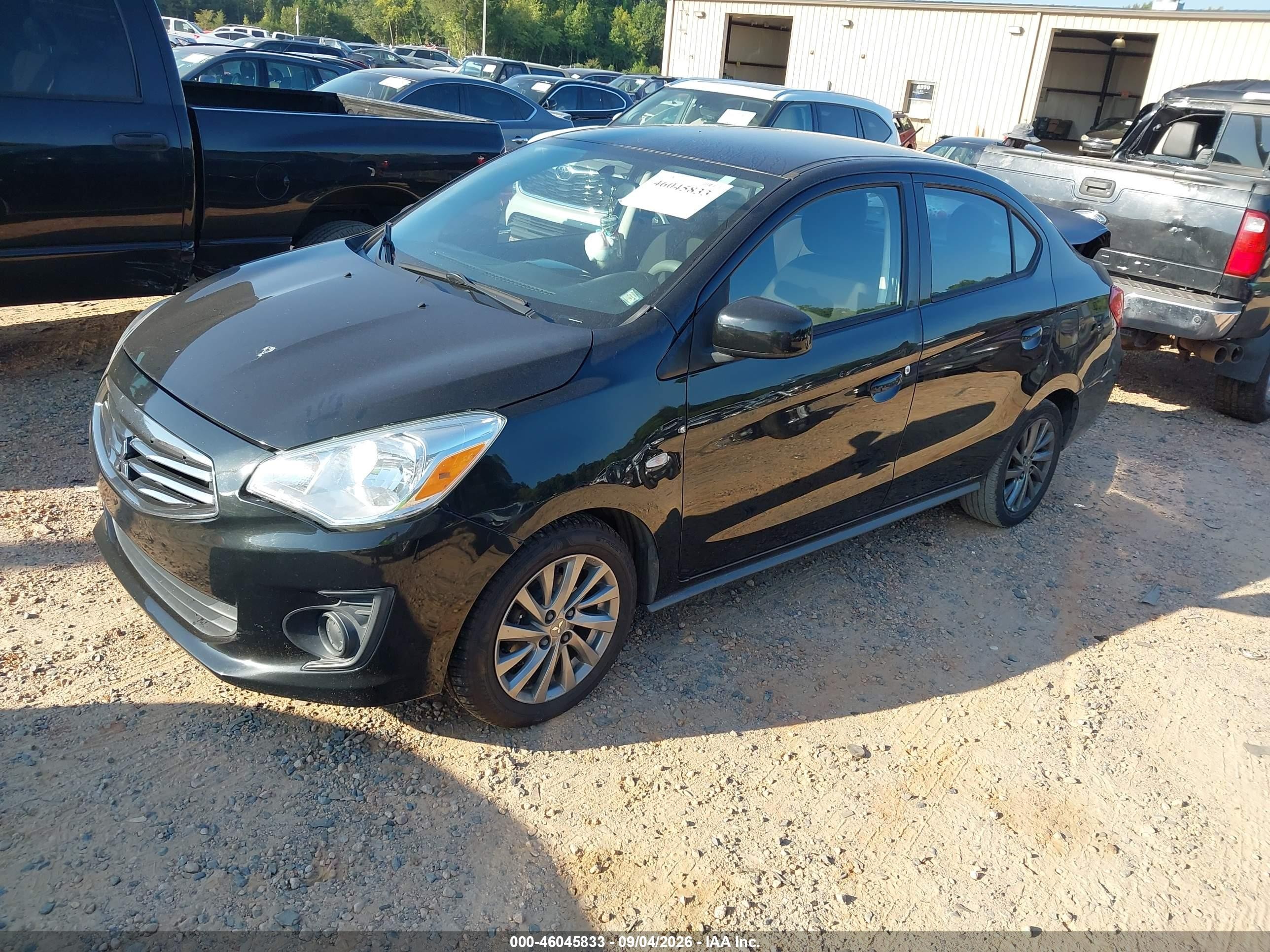 2019 Mitsubishi Mirage VIN ML32F3FJXKHF12688 IAAI salvage auction — Rear End, Salvage (North Carolina), sold $1,750 on 2026-09-29 (photo 2)