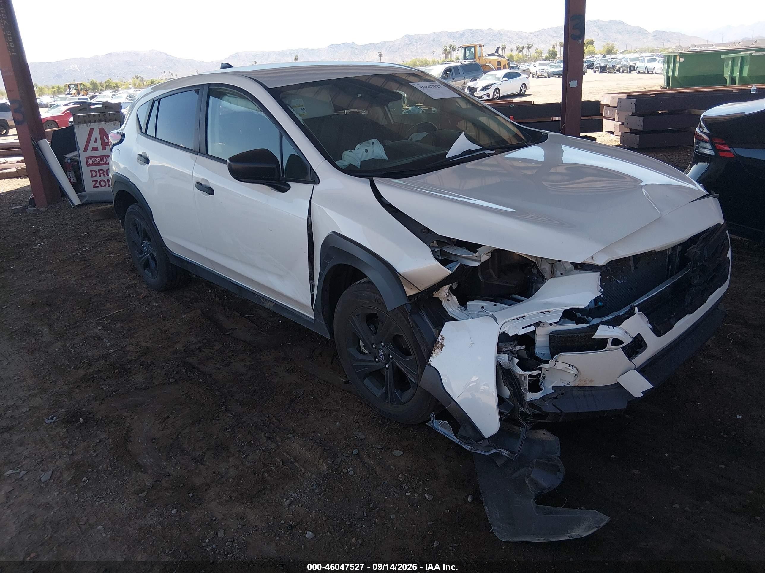 2025 Subaru Crosstrek VIN JF2GUABC6S8327203 — IAAI salvage auction photo