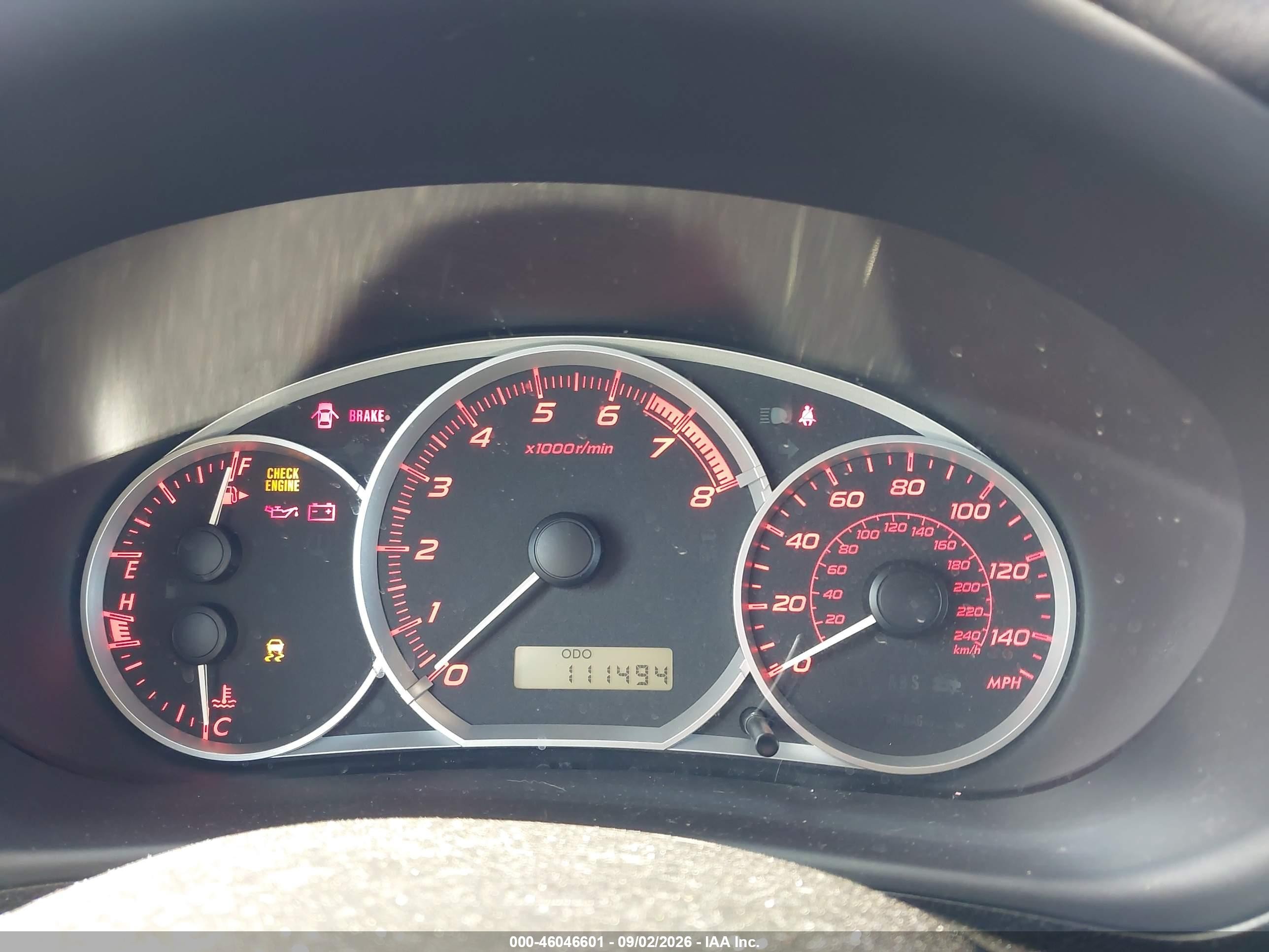 2013 Subaru Impreza wrx VIN JF1GV7E67DG032422 IAAI salvage auction — Normal Wear, Clear - Dealer Only (California), sold $2,550 on 2026-09-10 (photo 7)