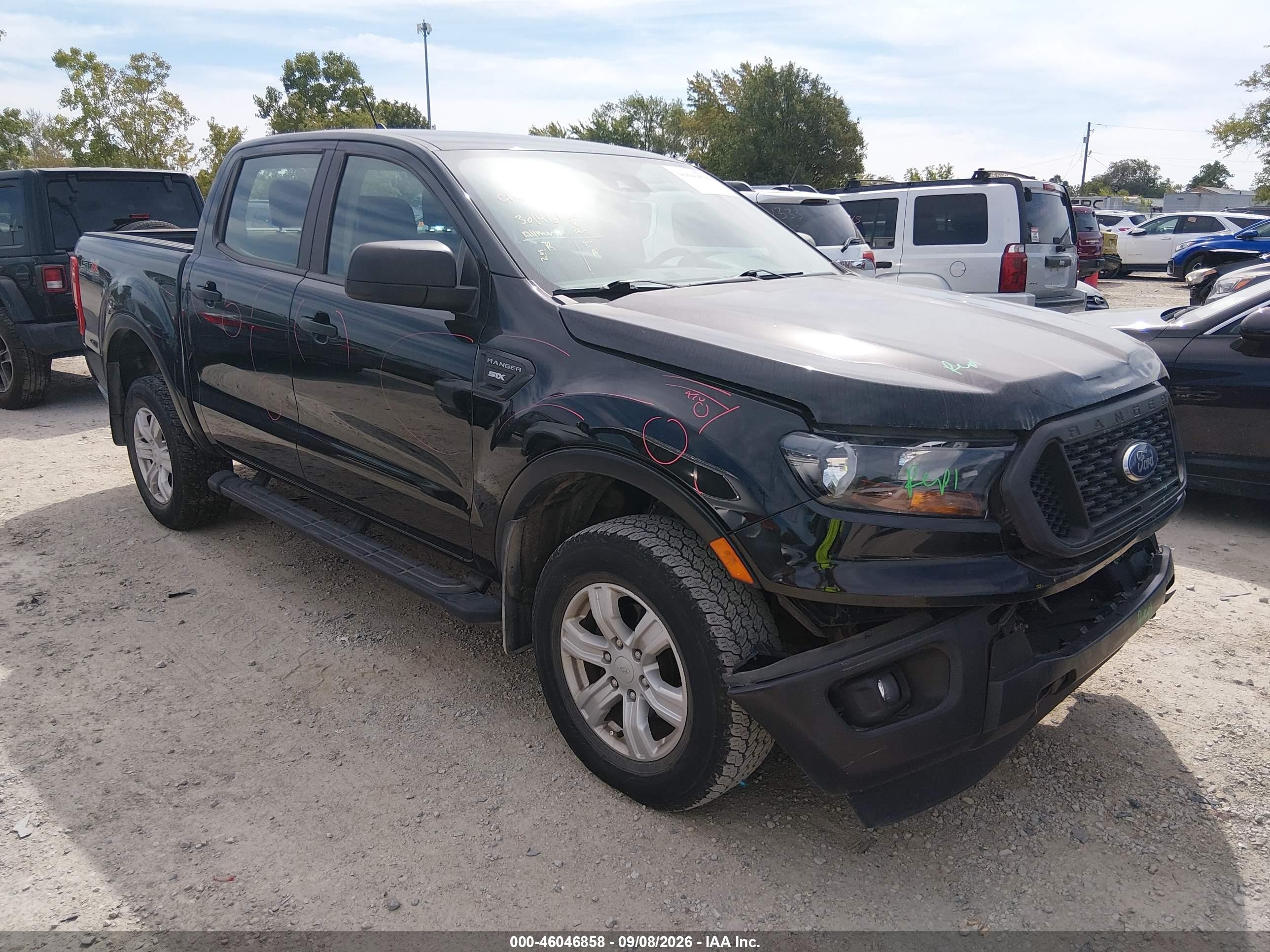 2019 Ford Ranger VIN 1FTER4FH8KLA44443 — IAAI salvage auction photo