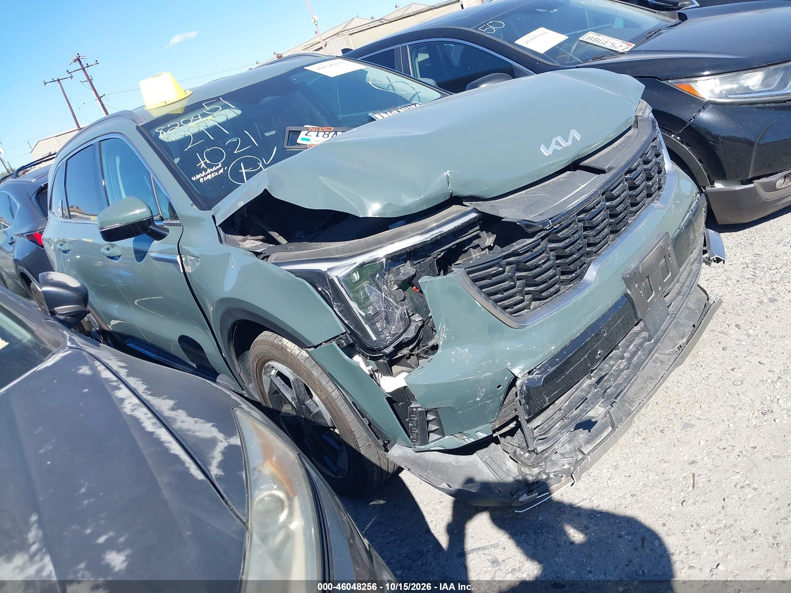 2025 Kia Sorento Hybrid VIN KNDRH4JGXS5301397 — IAAI salvage auction photo