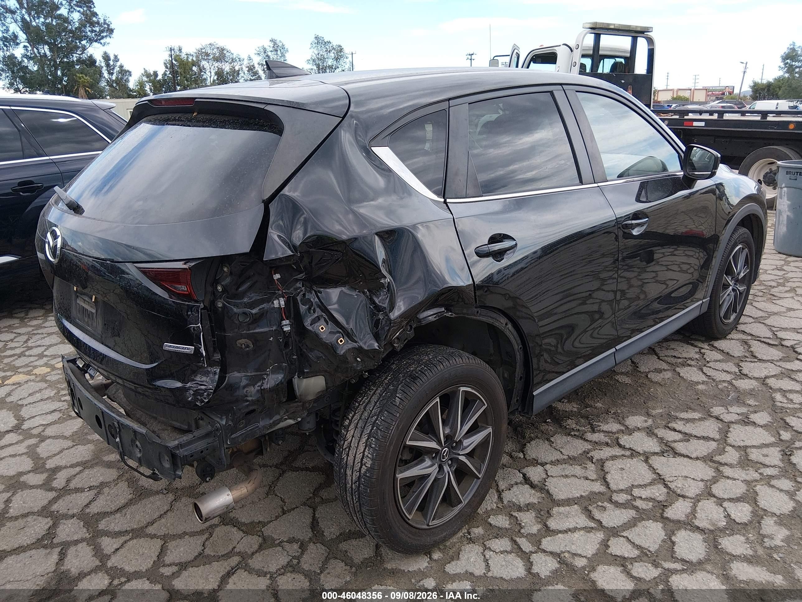 2018 Mazda Cx-5 VIN JM3KFACM1J1406111 IAAI salvage auction — Rear End, Salvage (California), sold $4,150 on 2026-09-14 (photo 4)