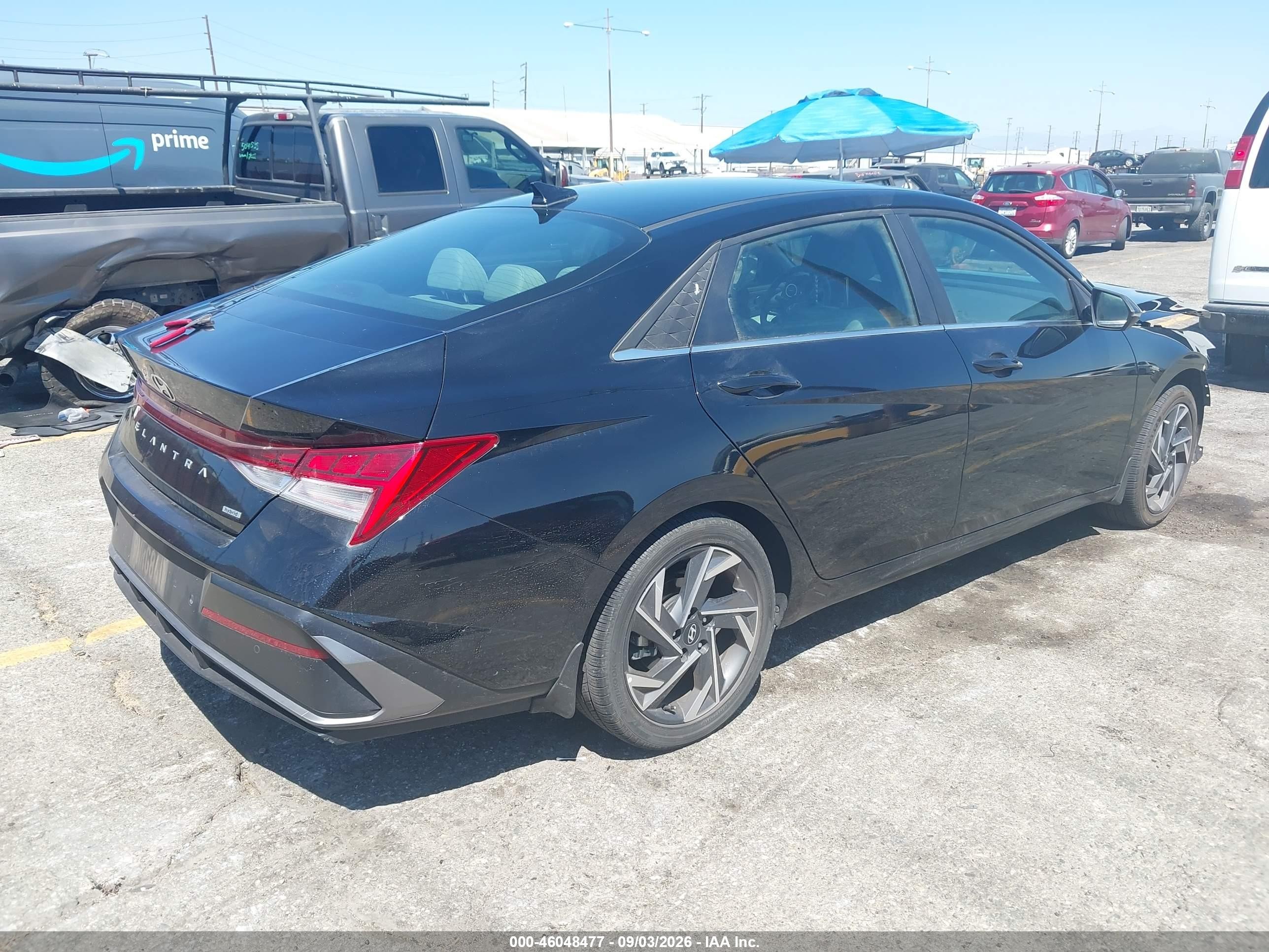 2024 Hyundai Elantra VIN KMHLN4DJ7RU093190 IAAI salvage auction — Front End, Salvage (California), sold $8,200 on 2026-09-29 (photo 4)