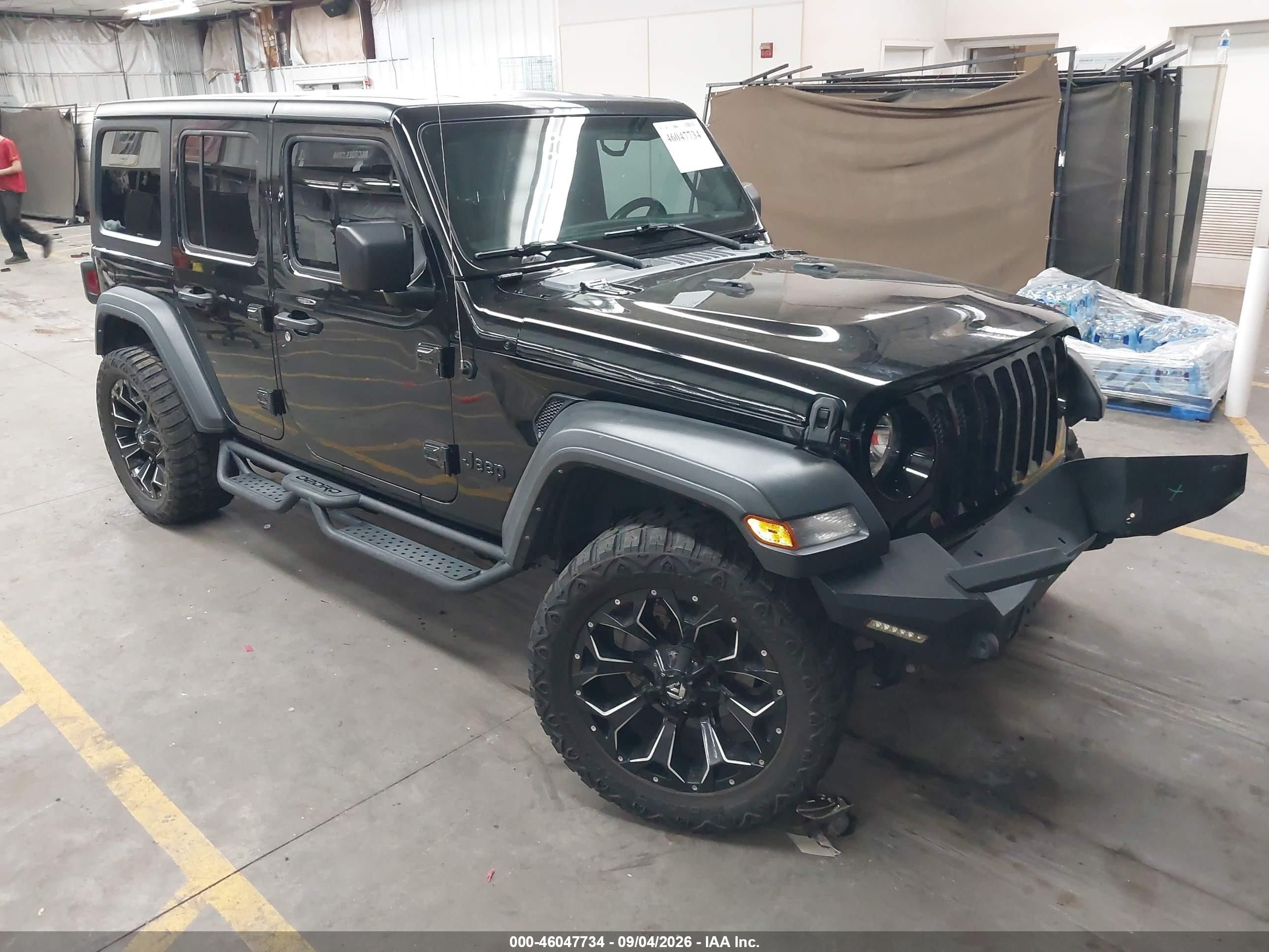 2021 Jeep Wrangler Unlimited VIN 1C4HJXDN6MW786467 — IAAI salvage auction photo