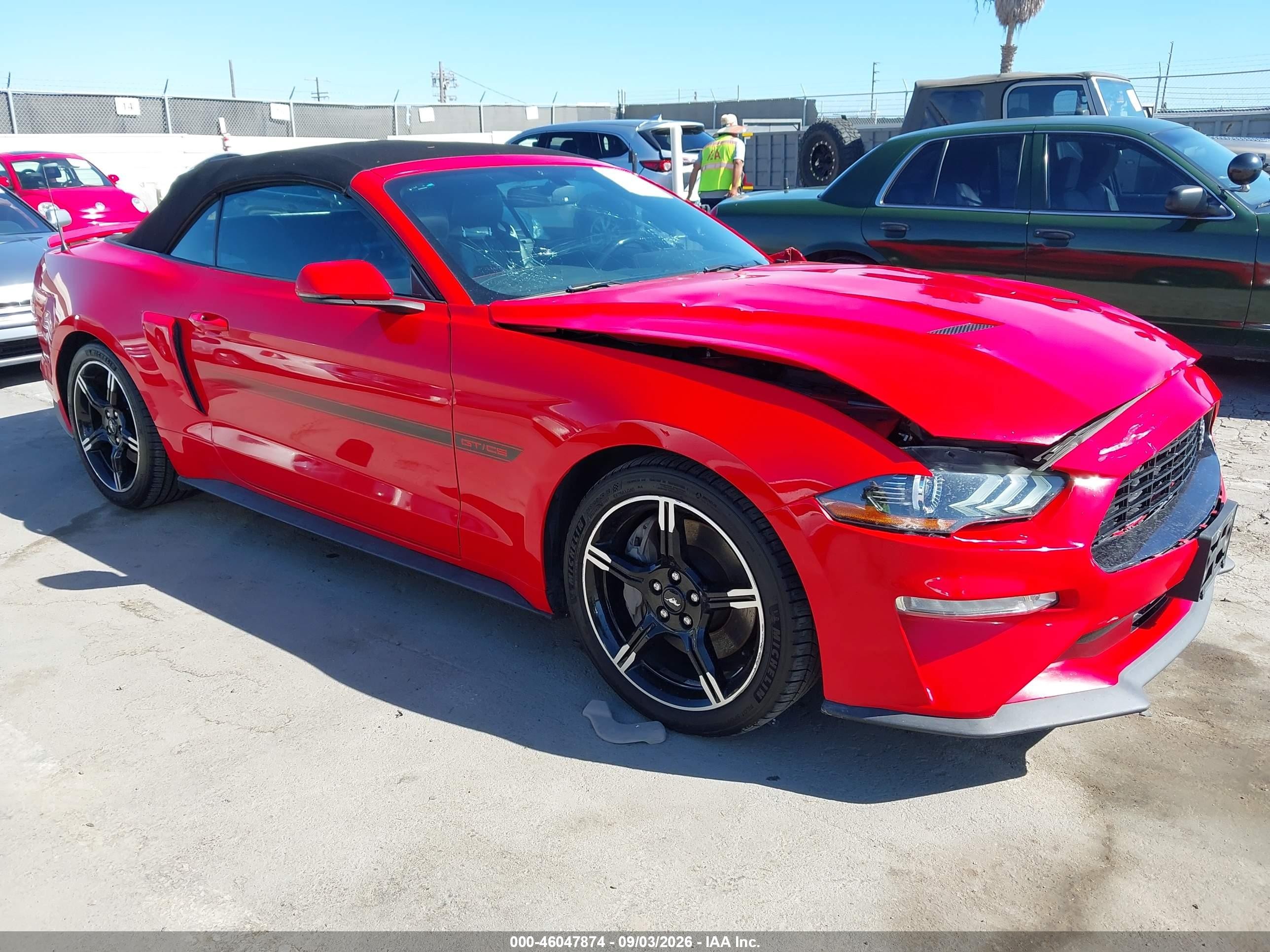 2019 Ford Mustang VIN 1FATP8FF2K5198871 — IAAI salvage auction photo