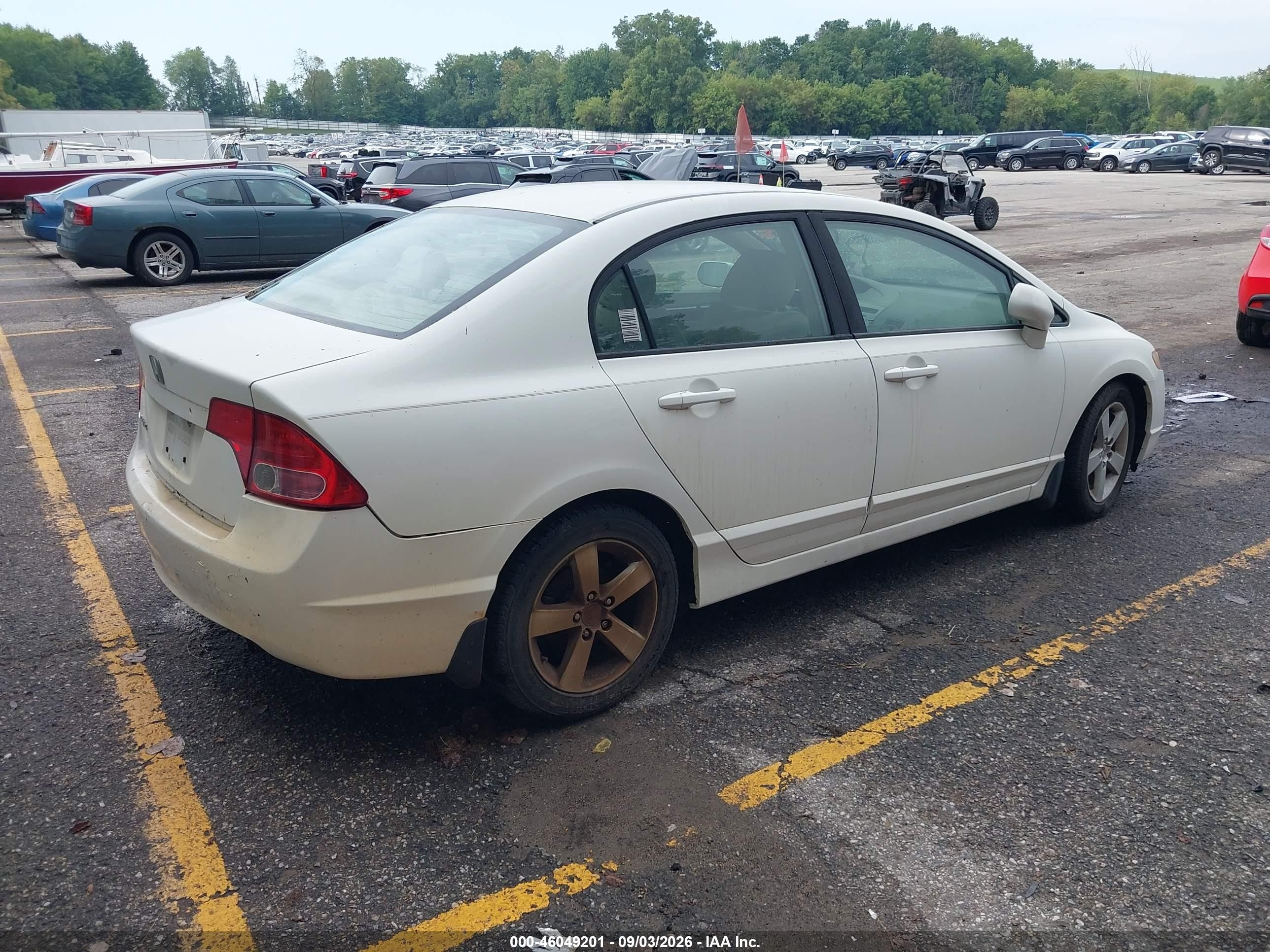 2006 Honda Civic VIN 1HGFA15826L007357 IAAI salvage auction — Normal Wear, Clear (Michigan), sold $775 on 2026-09-11 (photo 4)