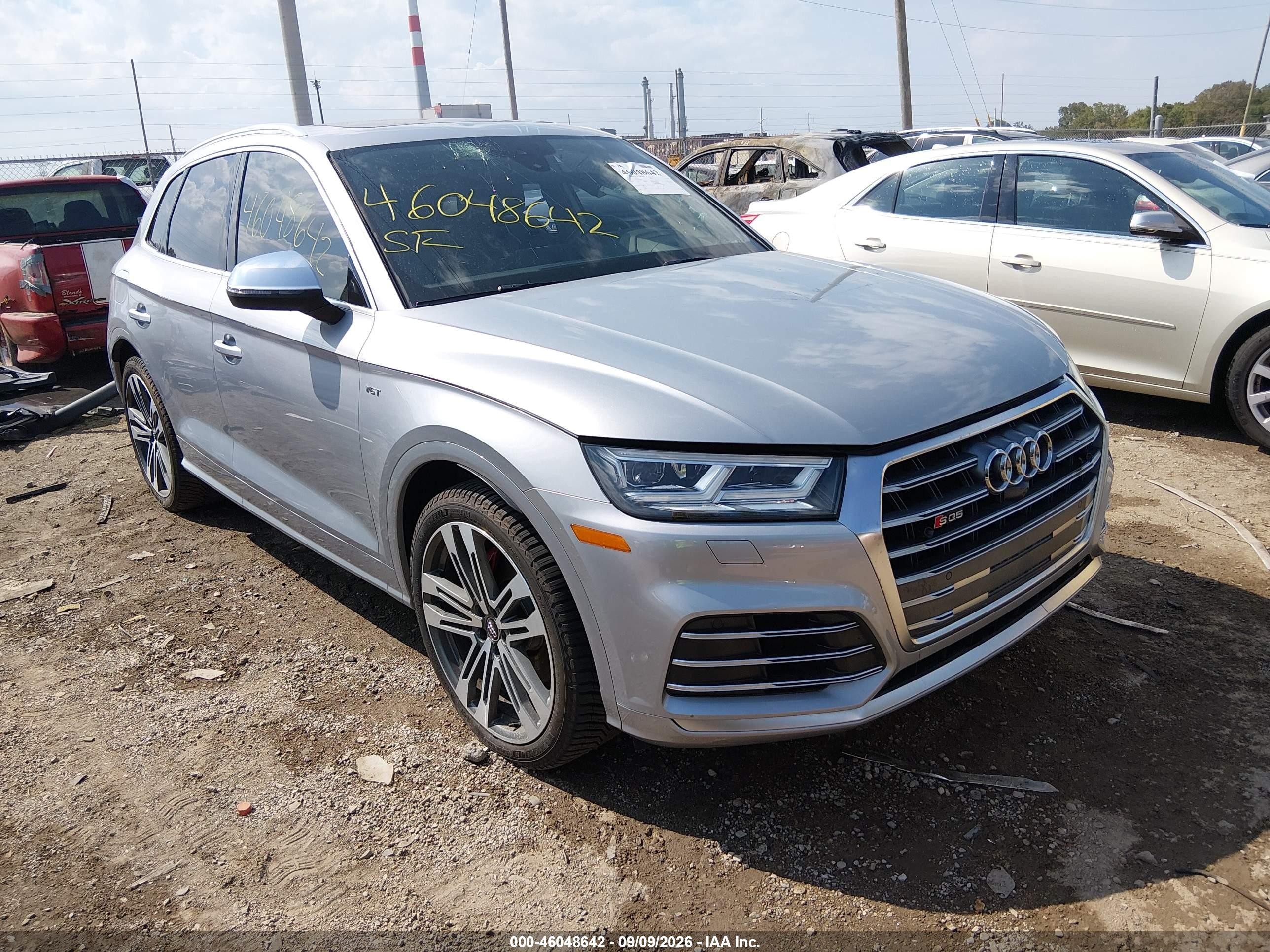 2018 Audi SQ5 VIN WA1C4AFY4J2220875 — IAAI salvage auction photo