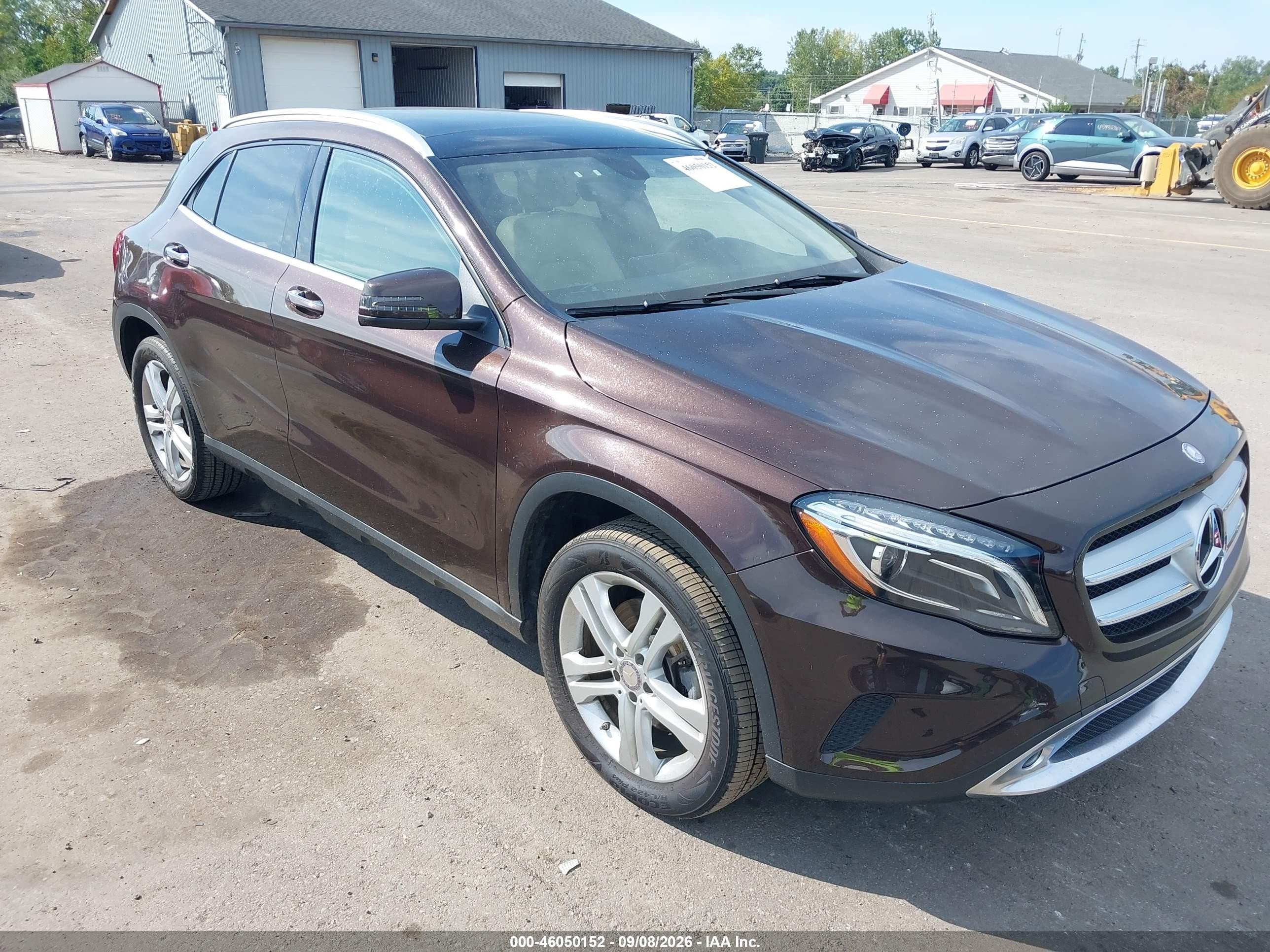 2015 Mercedes-Benz GLA-Class VIN WDCTG4GB0FJ173599 — IAAI salvage auction photo