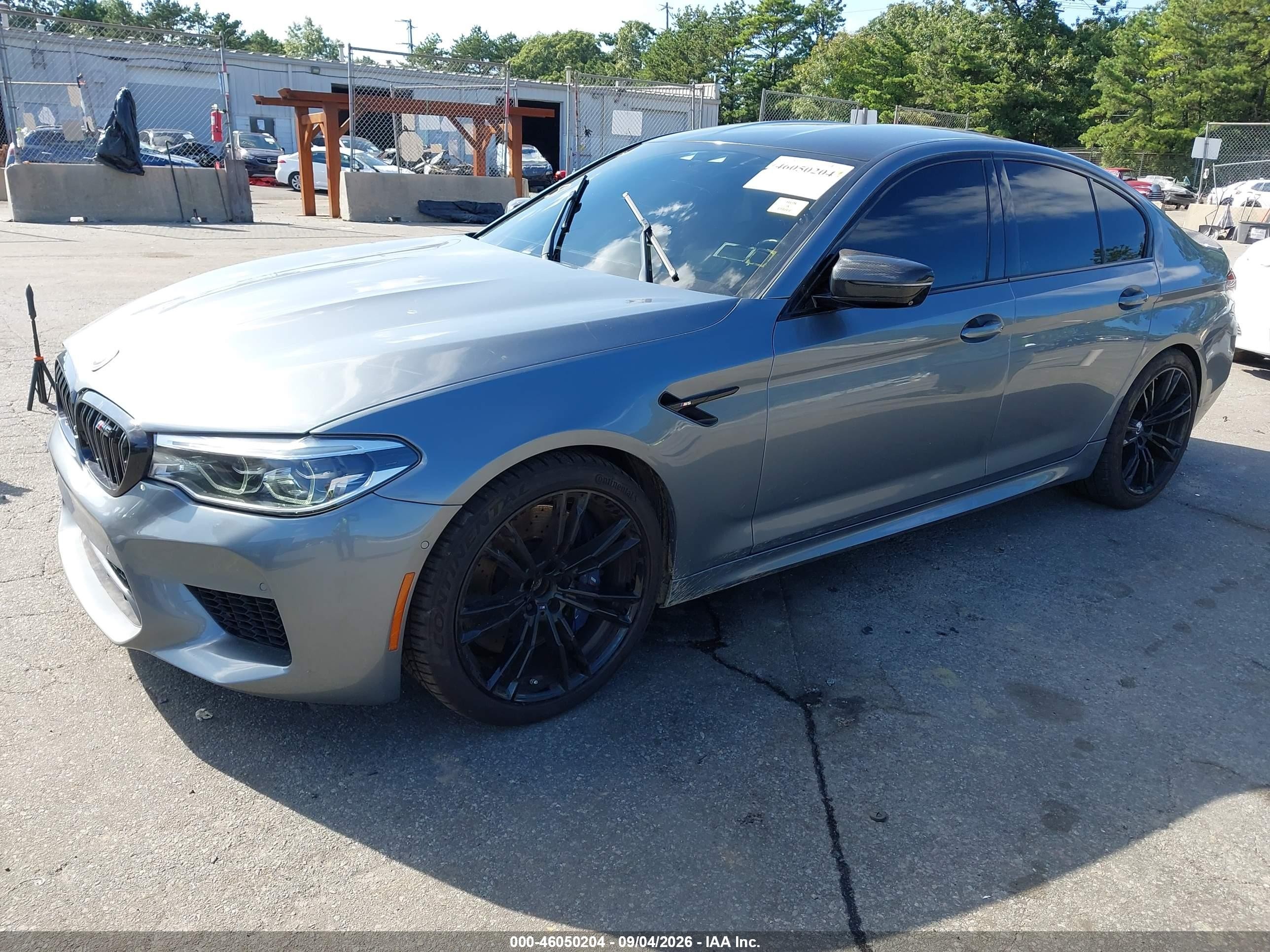 2019 BMW M5 VIN WBSJF0C54KB285599 IAAI salvage auction — Water/Flood, Wait Title, sold $21,600 on 2026-09-20 (photo 2)