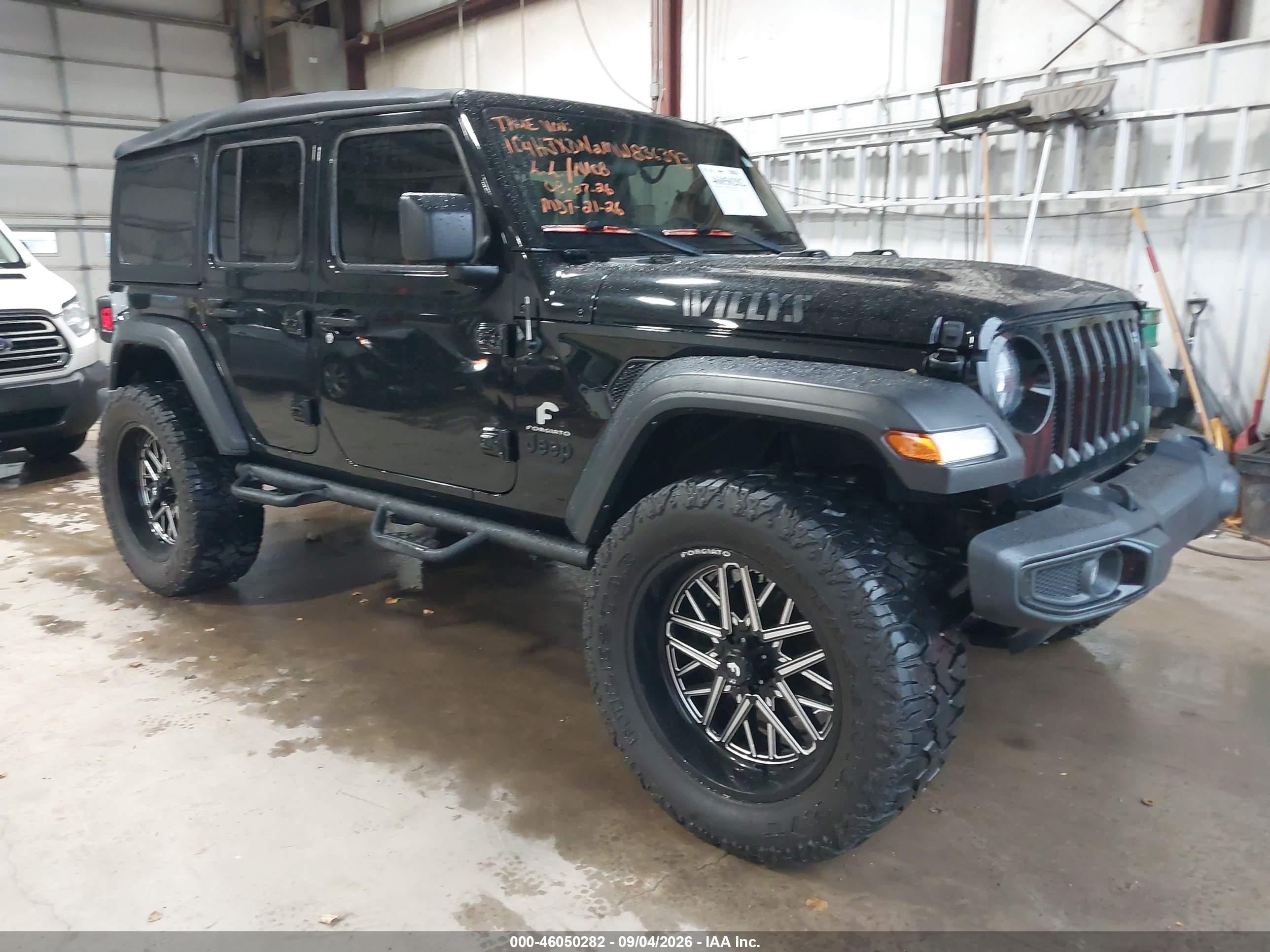 2021 Jeep Wrangler Unlimited VIN 1C4HJXDN2MW836393 — IAAI salvage auction photo