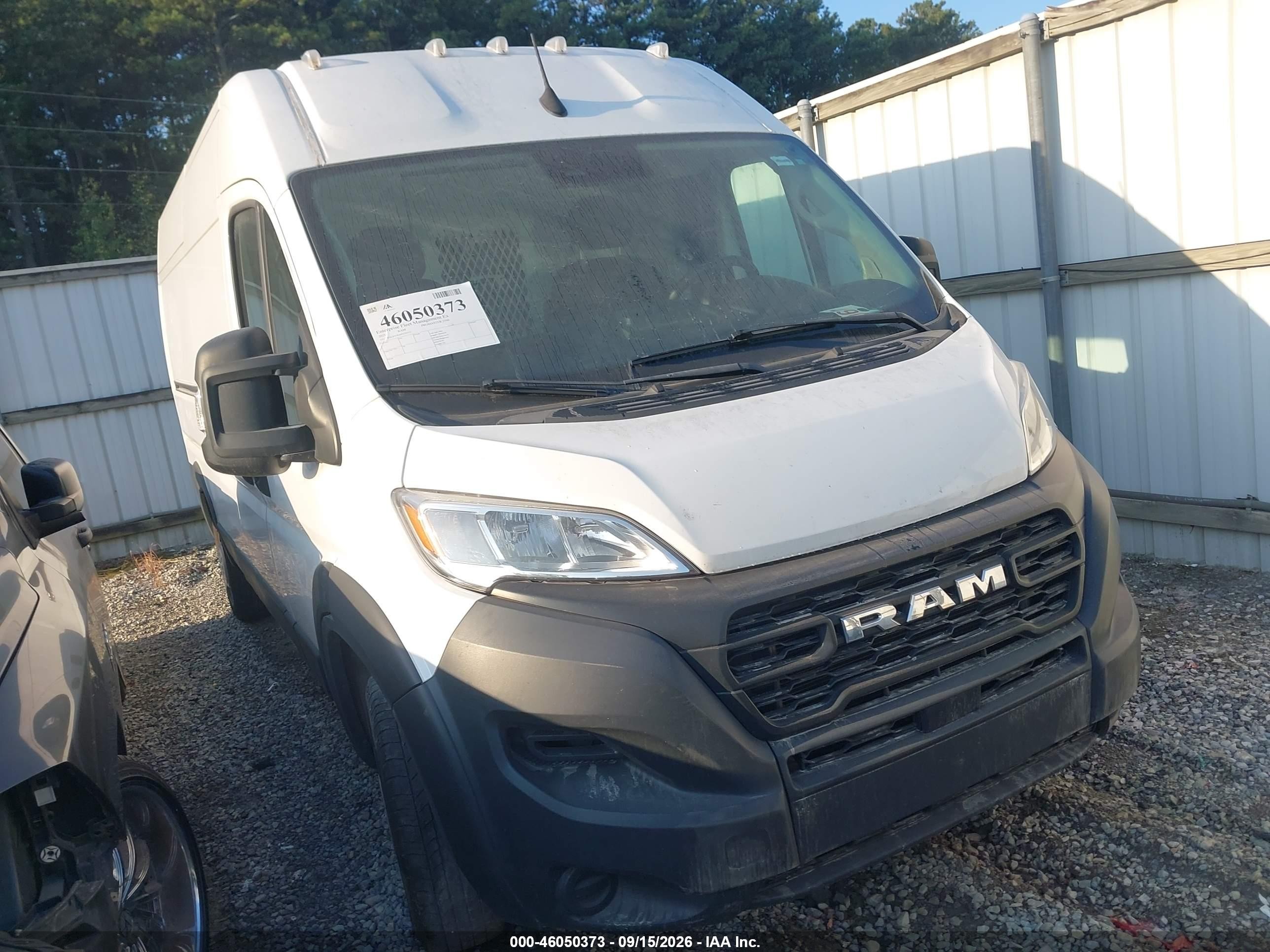 2023 Ram ProMaster 2500 VIN 3C6LRVDG6PE535575 — IAAI salvage auction photo
