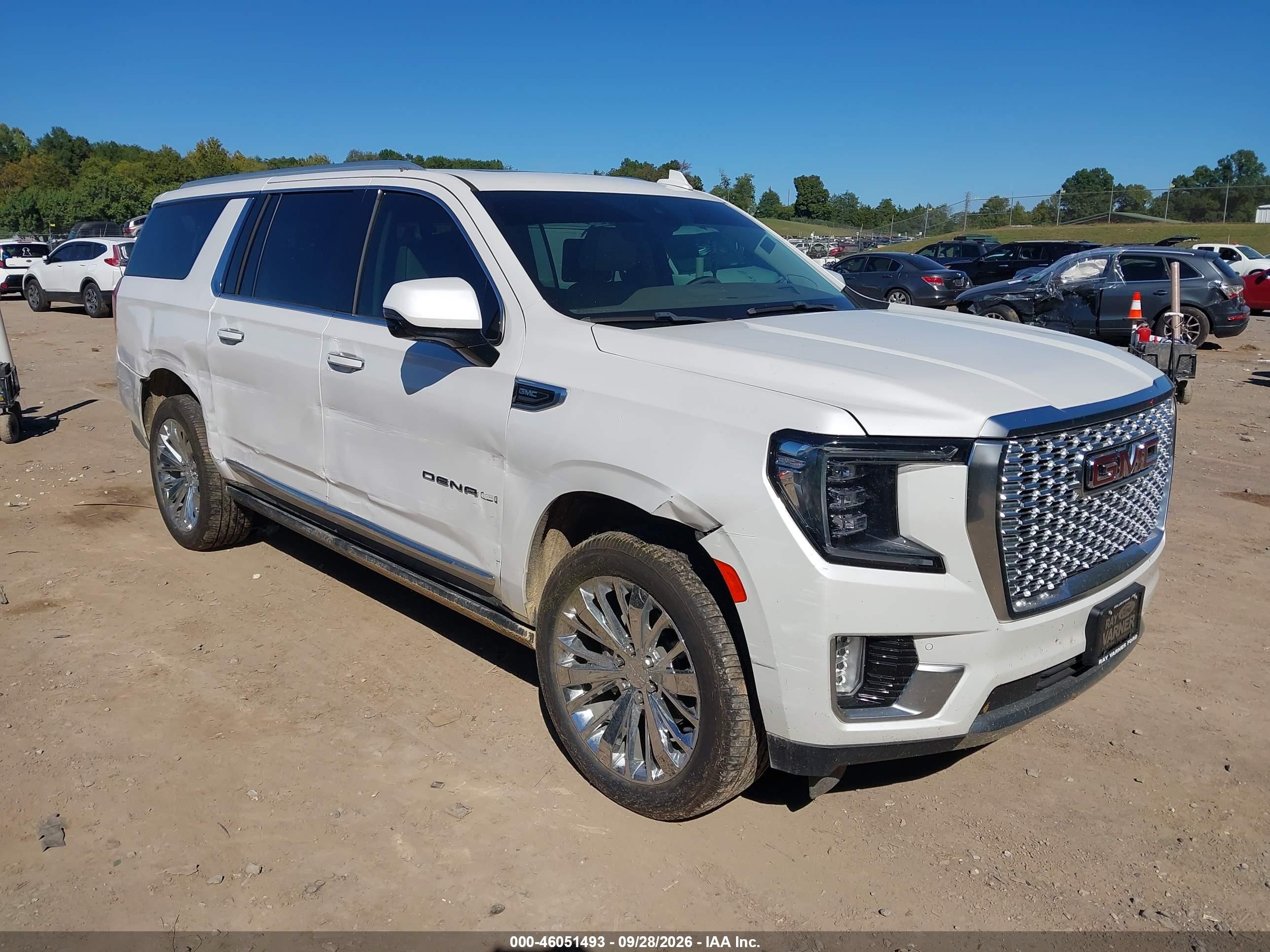 2021 GMC Yukon XL VIN 1GKS2JKL2MR150116 — IAAI salvage auction photo