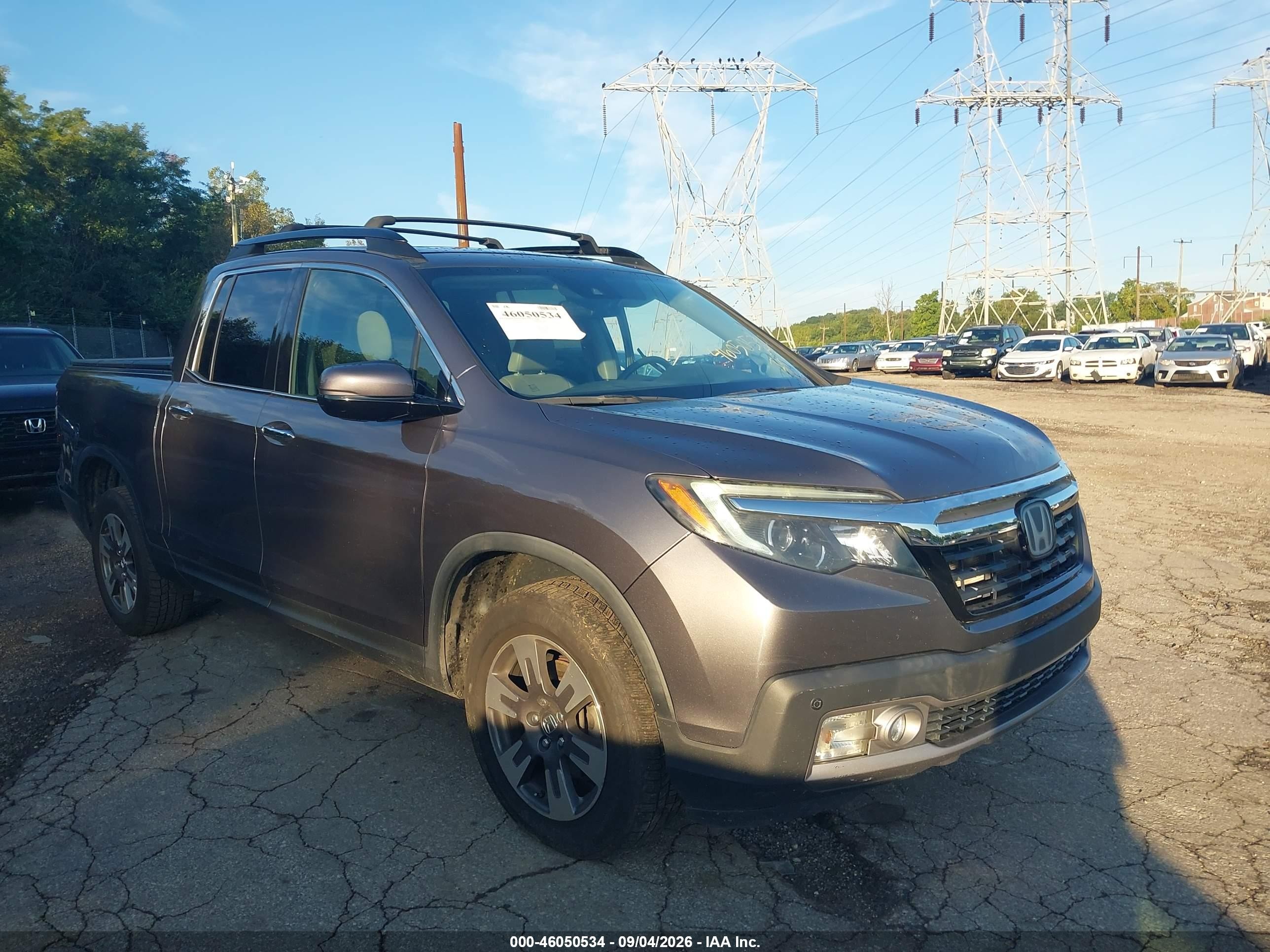 2019 Honda Ridgeline VIN 5FPYK3F7XKB000683 — IAAI salvage auction photo