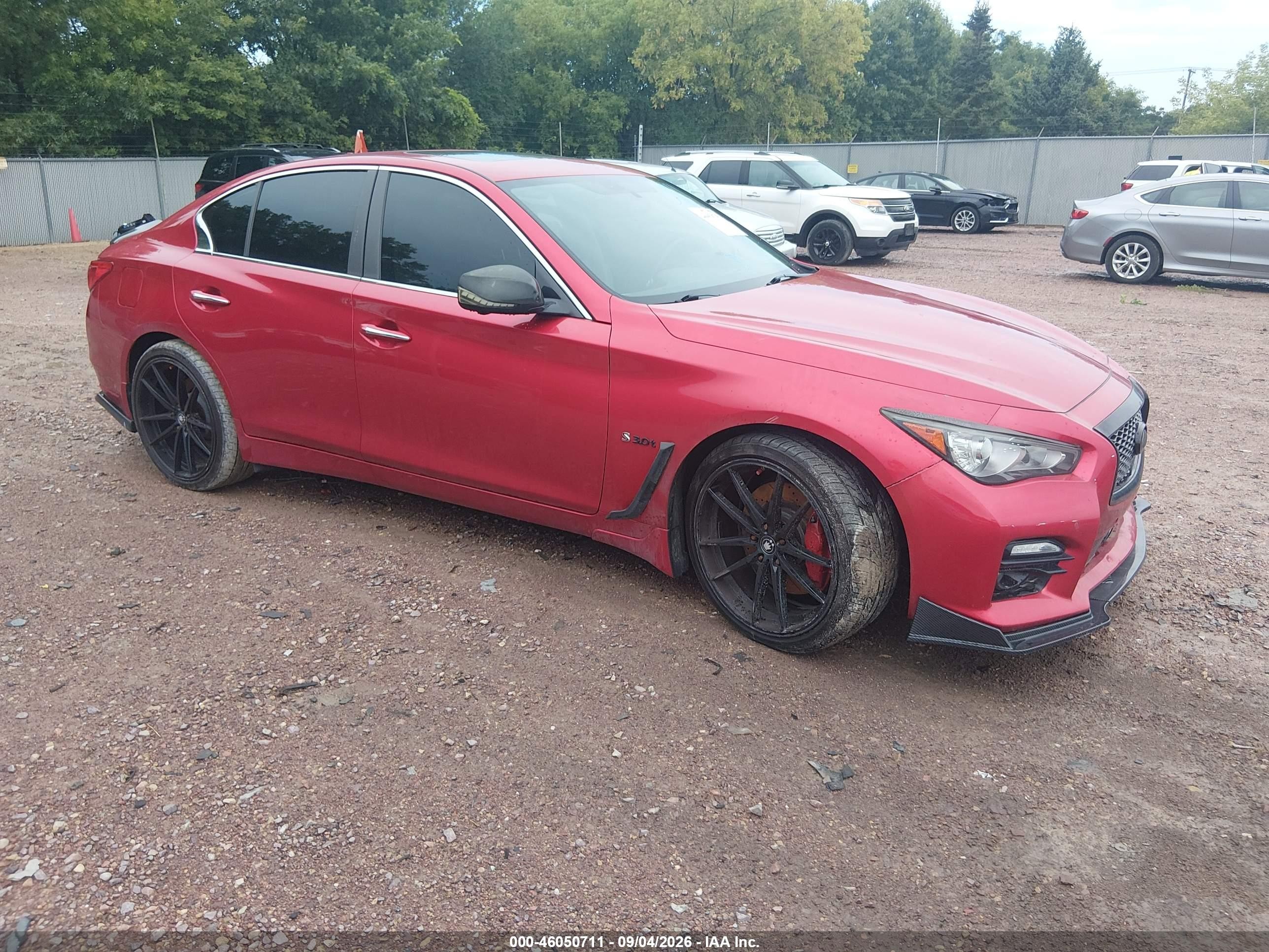 2017 Infiniti Q50 VIN JN1FV7AR5HM870495 — IAAI salvage auction photo