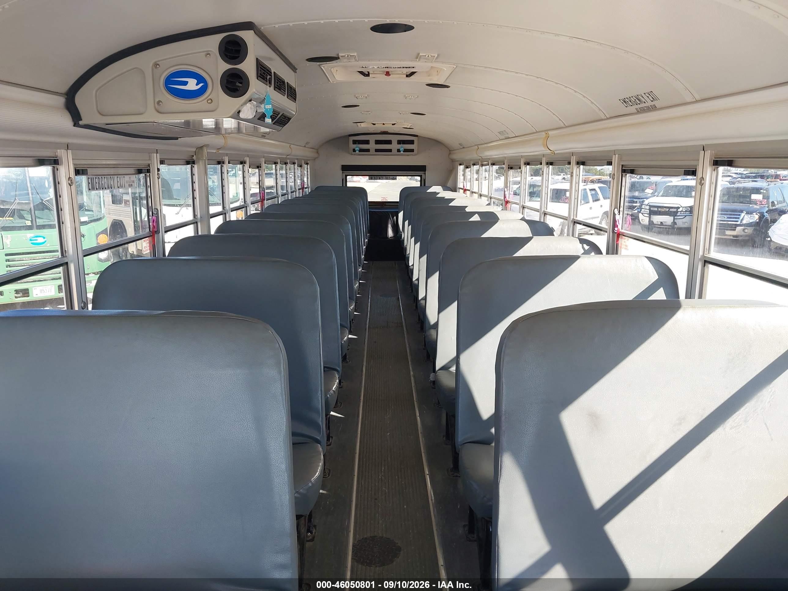 2014 Blue Bird School Bus / Transit Bus VIN 1BABNBCA5EF304711 IAAI salvage auction — Side, Sf97 (Texas), sold $14,750 on 2026-10-07 (photo 8)