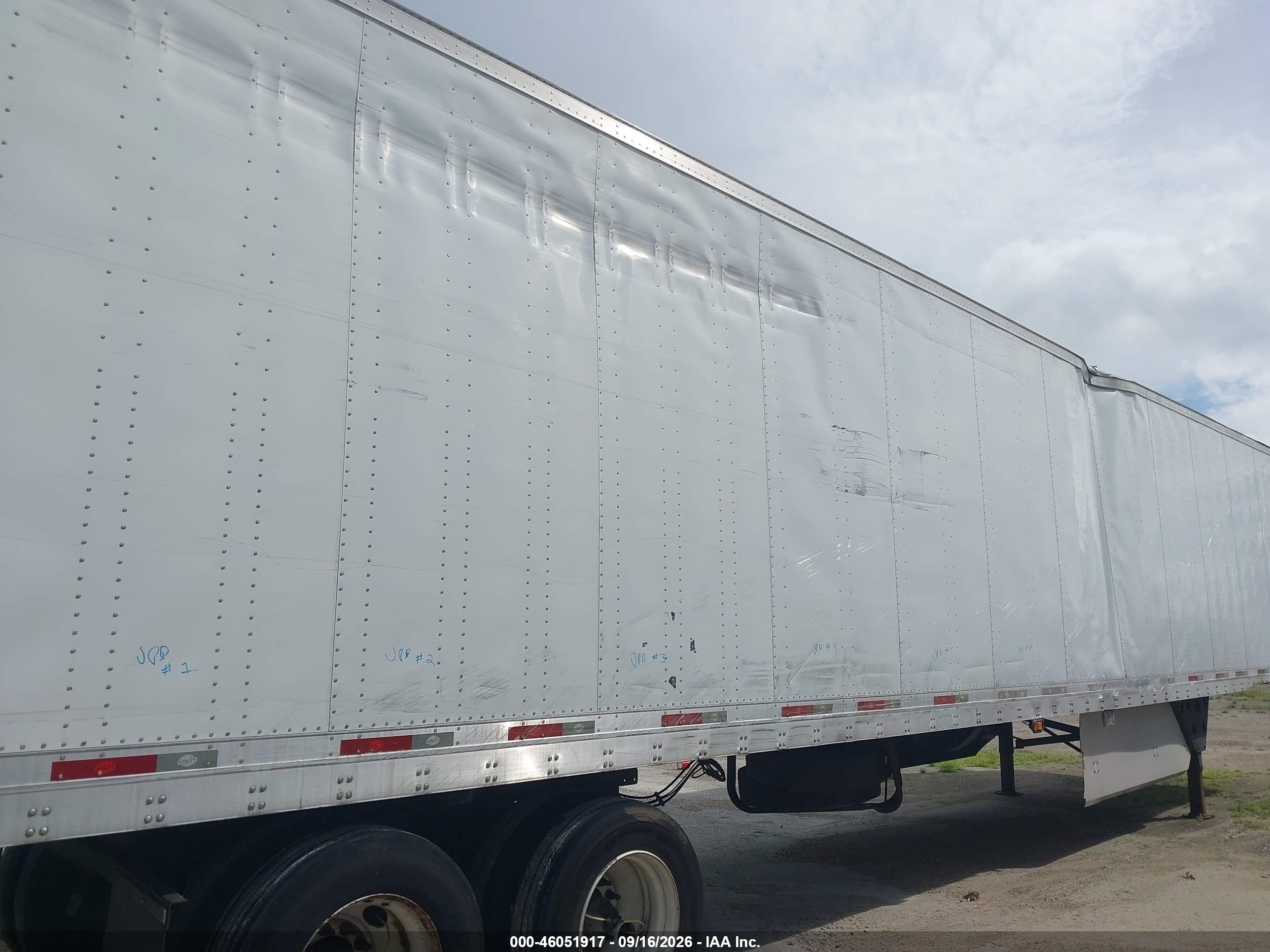 2018 Utility Trailer Mfg Unknown VIN 1UYVS2531J3181903 IAAI salvage auction — Side, Rebuildable (Florida), sold $3,100 on 2026-09-30 (photo 6)