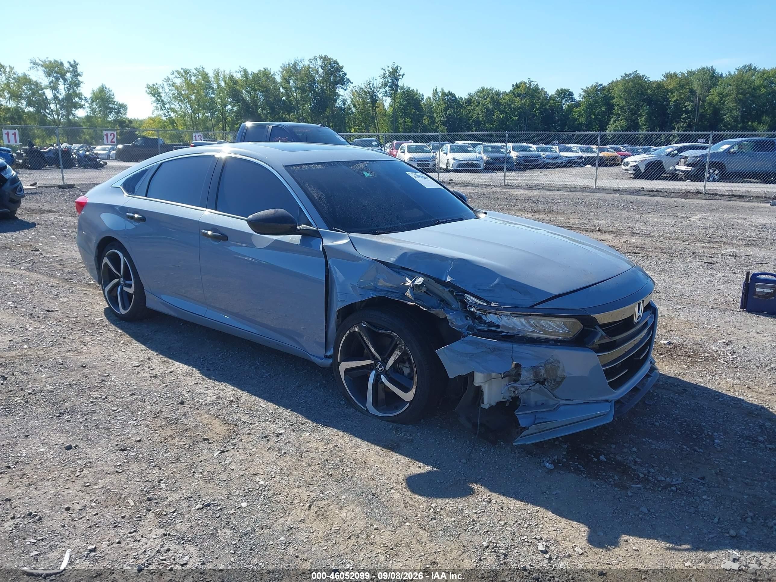 2021 Honda Accord VIN 1HGCV2F31MA027785 — IAAI salvage auction photo