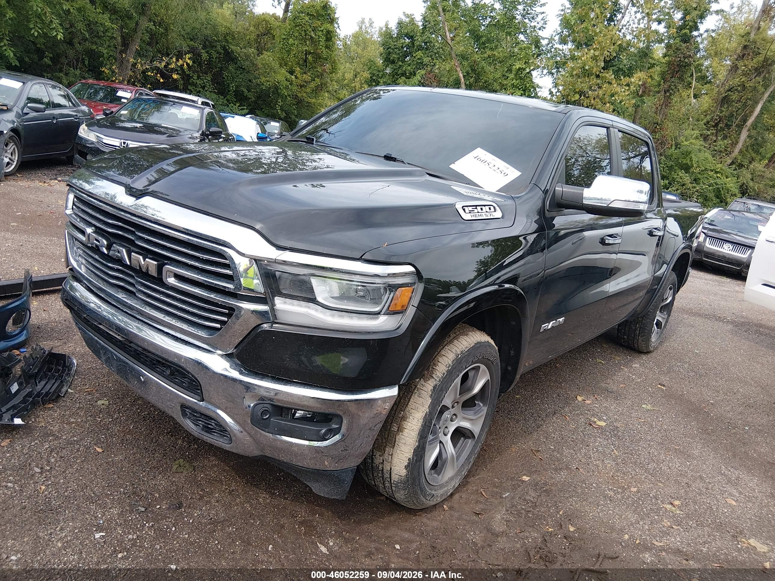 2019 Ram 1500 VIN 1C6SRFJT3KN918039 IAAI salvage auction — Front End, Salvage (Ohio), sold $10,900 on 2026-10-06 (photo 2)