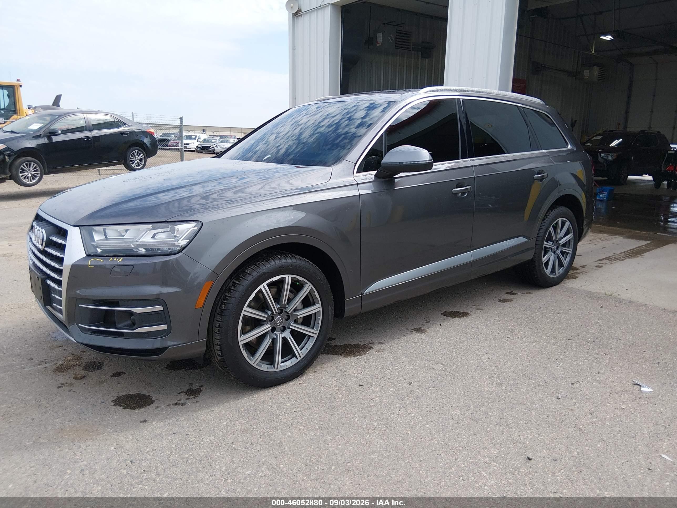 2018 Audi Q7 VIN WA1VAAF72JD034121 IAAI salvage auction — Front End, Salvage (North Dakota), sold $4,900 on 2026-09-19 (photo 2)