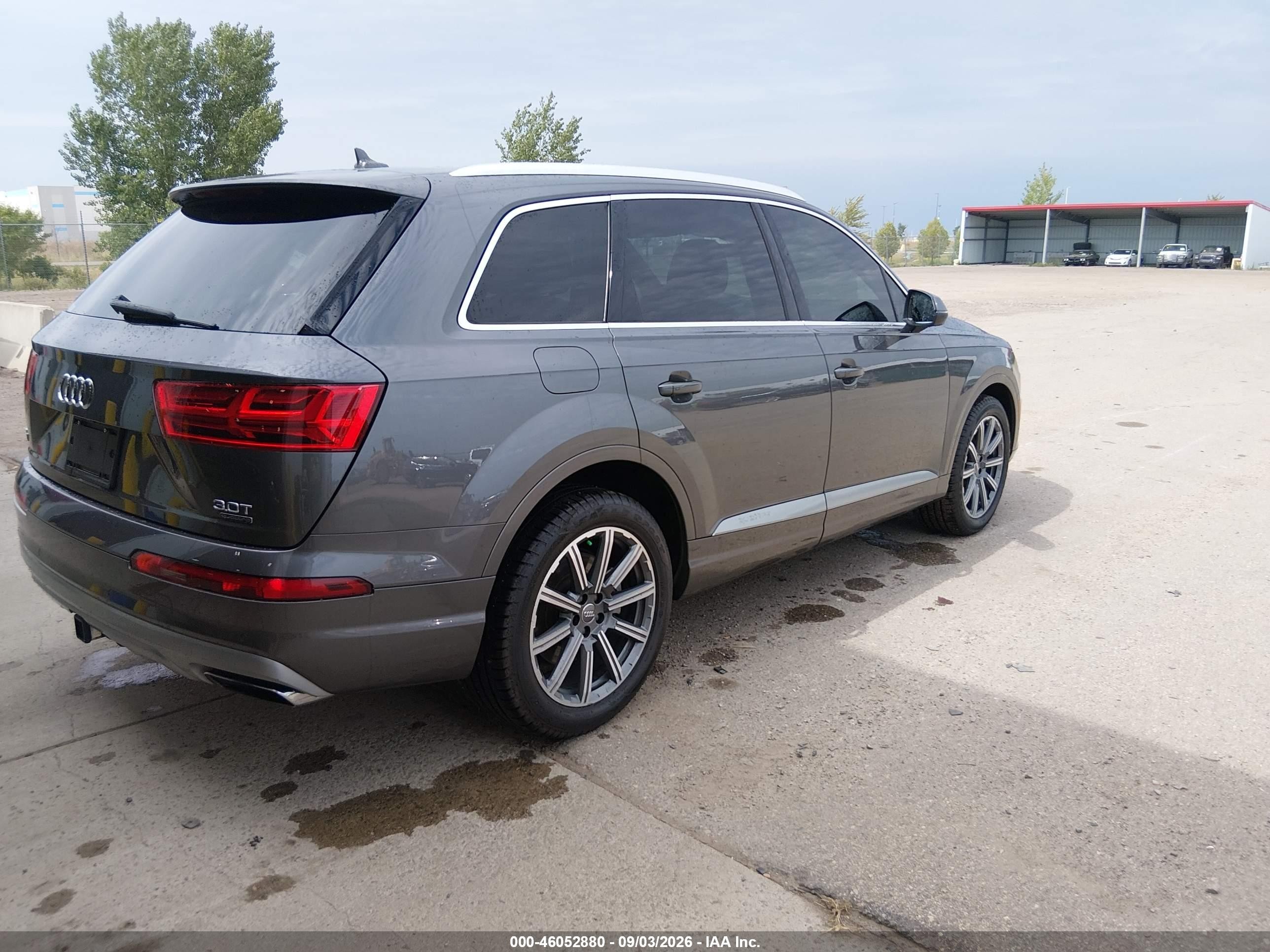 2018 Audi Q7 VIN WA1VAAF72JD034121 IAAI salvage auction — Front End, Salvage (North Dakota), sold $4,900 on 2026-09-19 (photo 4)
