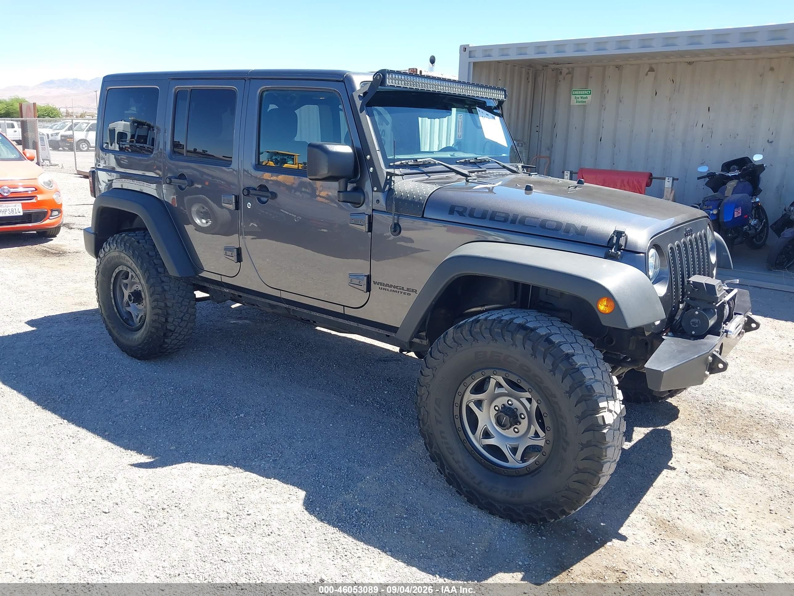 2017 Jeep Wrangler Unlimited VIN 1C4BJWFG8HL646376 — IAAI salvage auction photo