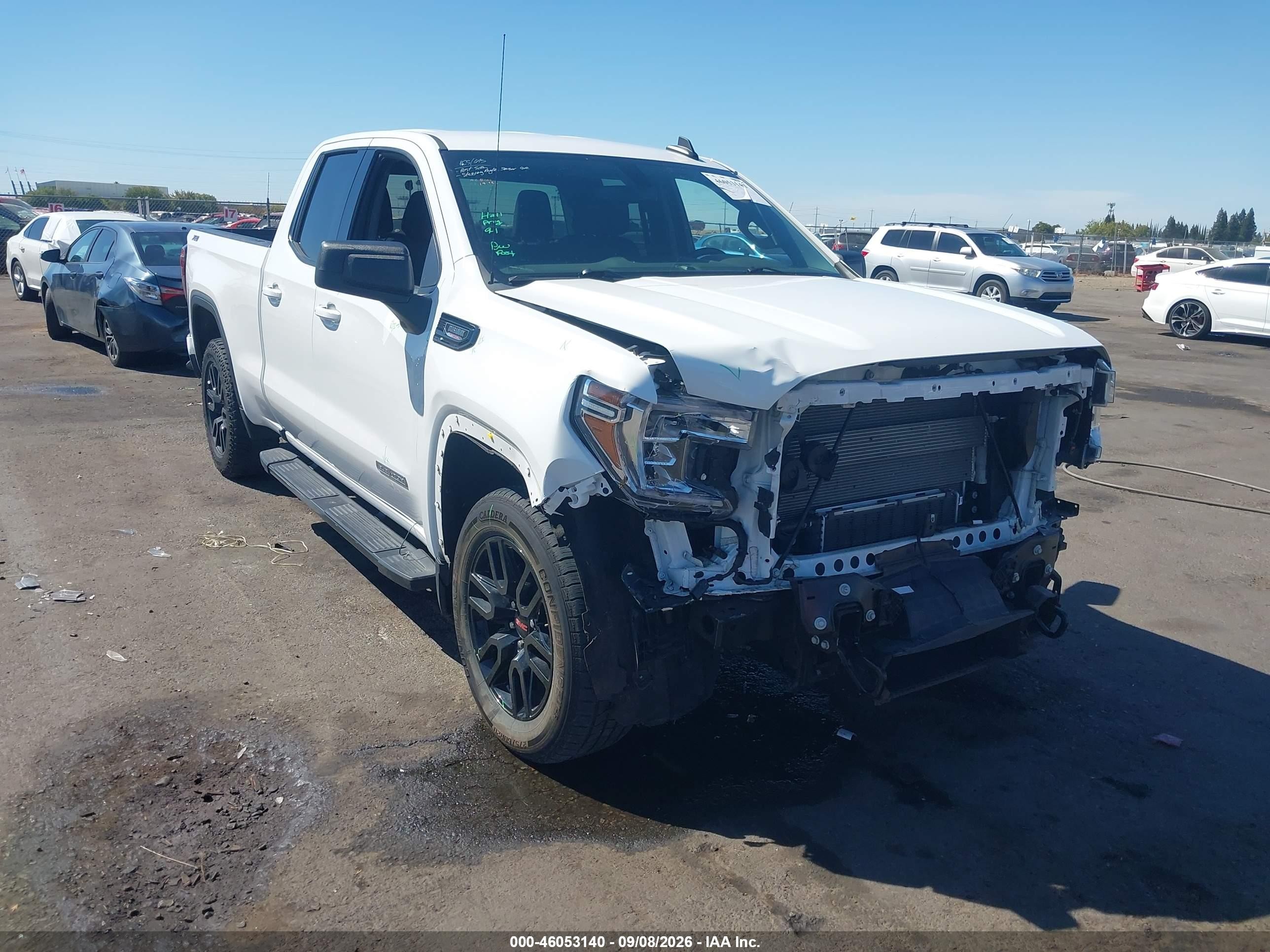2022 GMC Sierra 1500 Limited VIN 1GTV9CETXNZ223018 — IAAI salvage auction photo