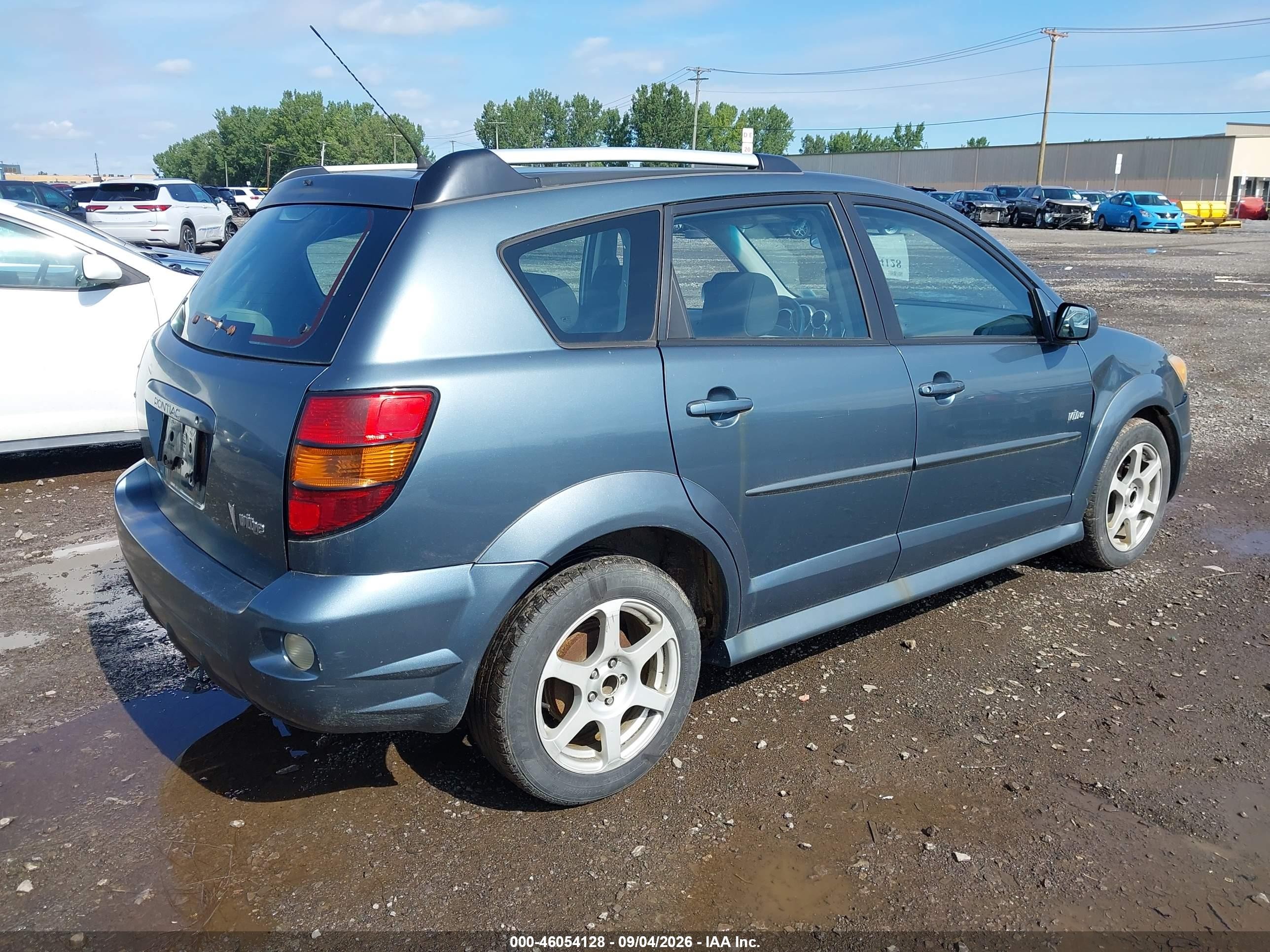 2007 Pontiac Vibe VIN 5Y2SL65847Z421307 IAAI salvage auction — Normal Wear, Clear (New York), sold $225 on 2026-09-09 (photo 4)