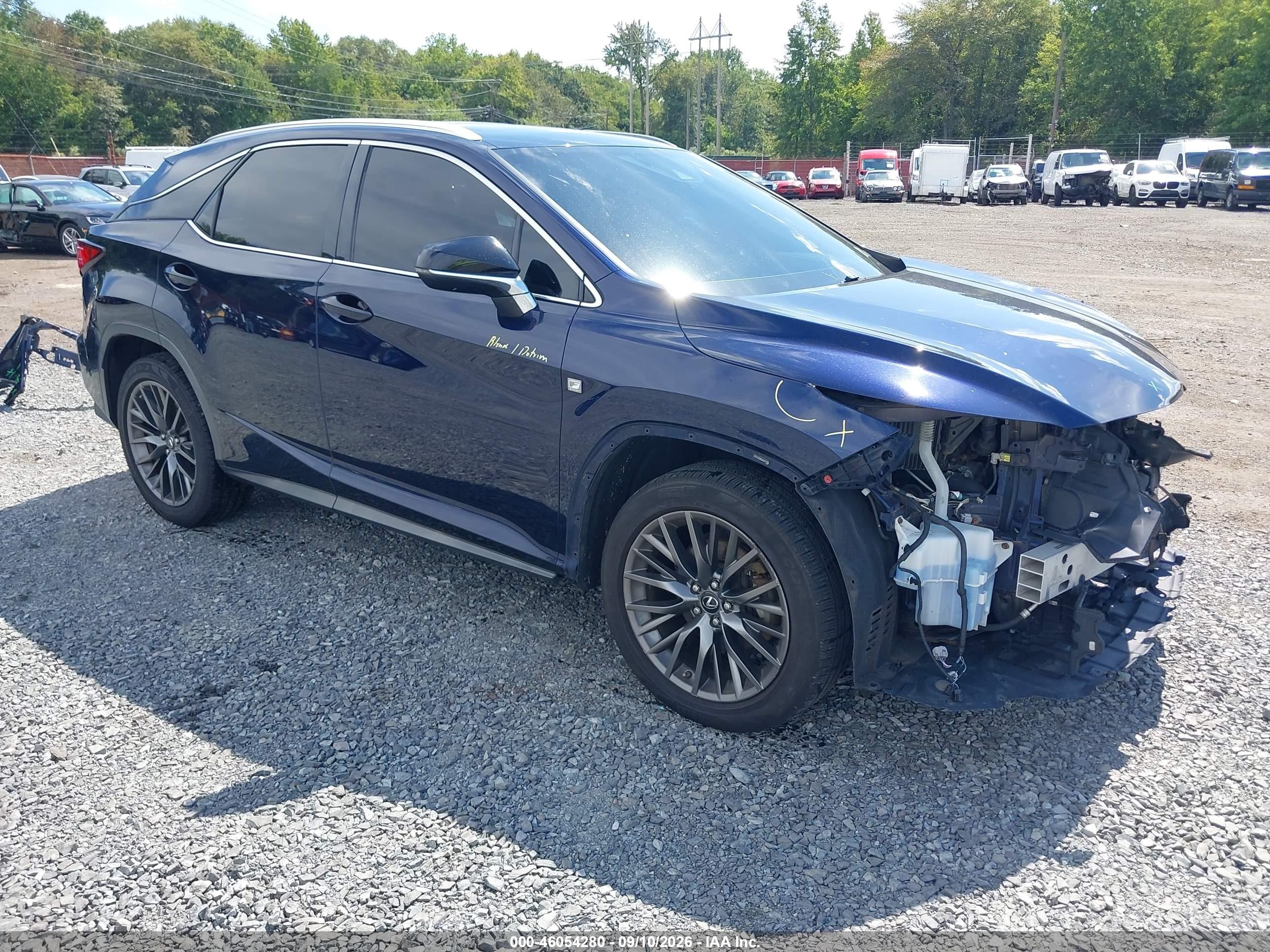 2016 Lexus RX 350 VIN 2T2BZMCA4GC017566 — IAAI salvage auction photo