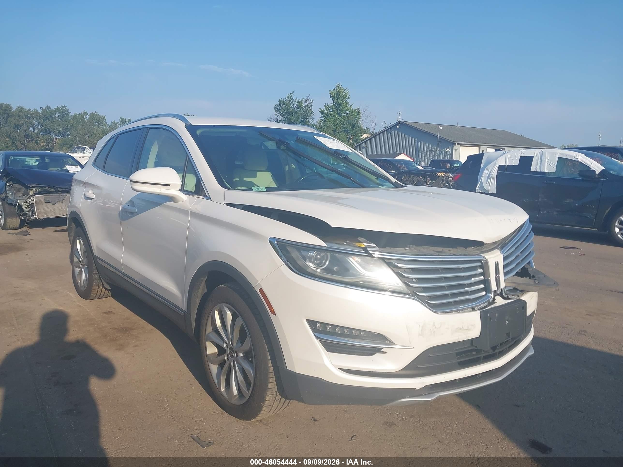 2015 Lincoln MKC VIN 5LMCJ2A99FUJ12535 IAAI salvage auction — Front End, Salvage (Ohio), sold $750 on 2026-09-14 (photo 1)