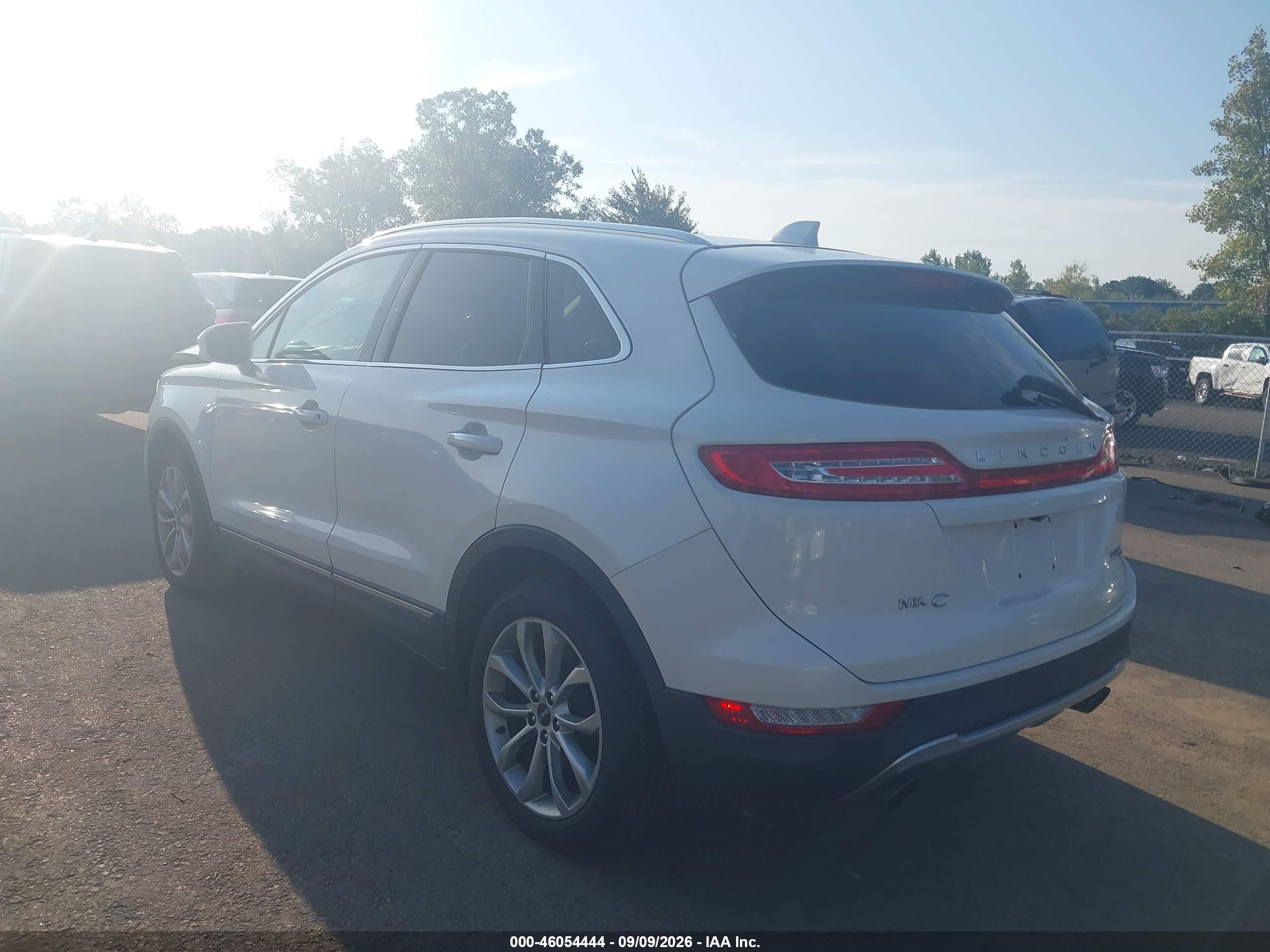 2015 Lincoln MKC VIN 5LMCJ2A99FUJ12535 IAAI salvage auction — Front End, Salvage (Ohio), sold $750 on 2026-09-14 (photo 3)