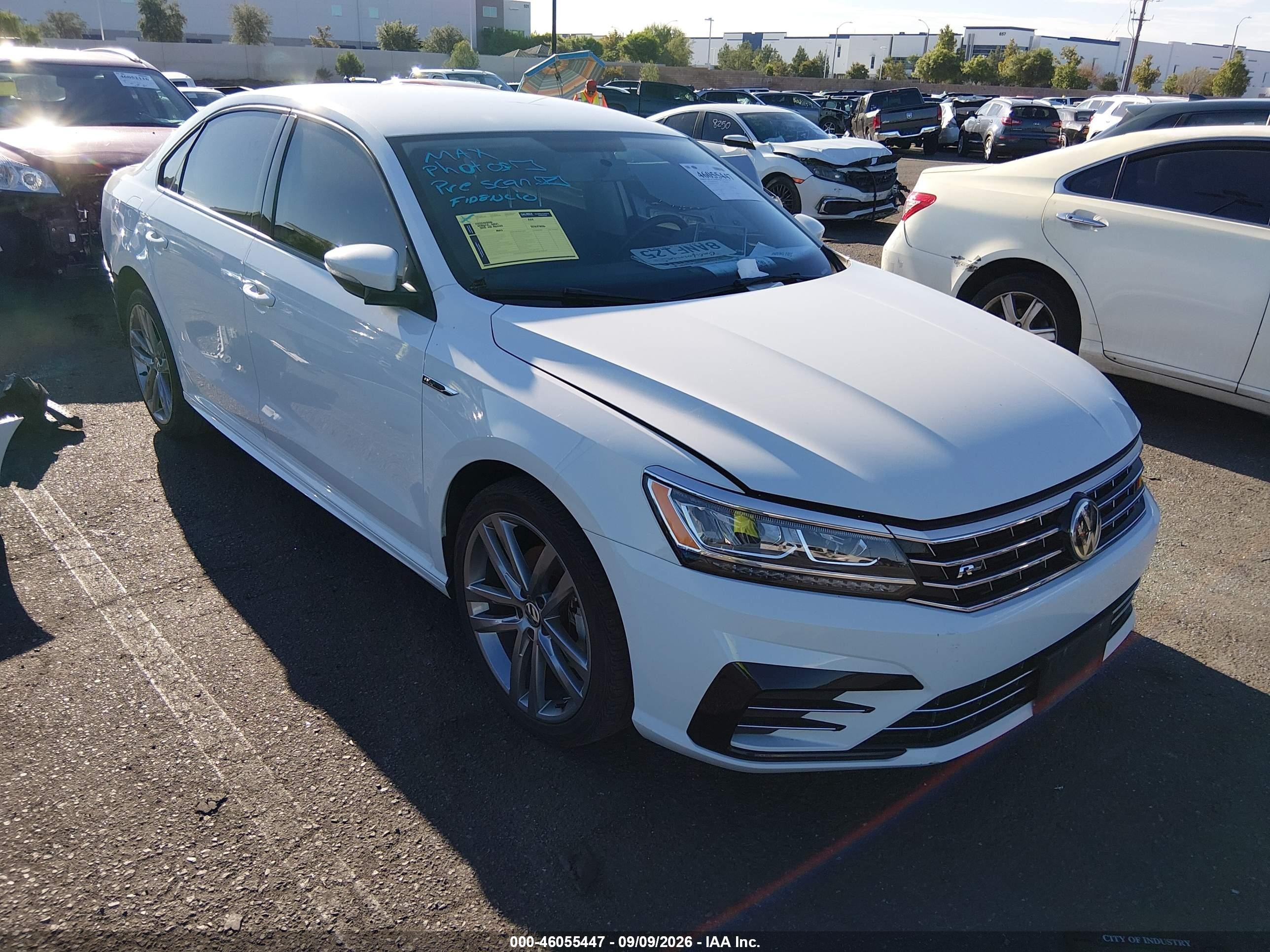 2018 Volkswagen Passat VIN 1VWAA7A38JC001266 IAAI salvage auction — Rear End, Salvage Certificate (California), sold $4,000 on 2026-09-13 (photo 1)