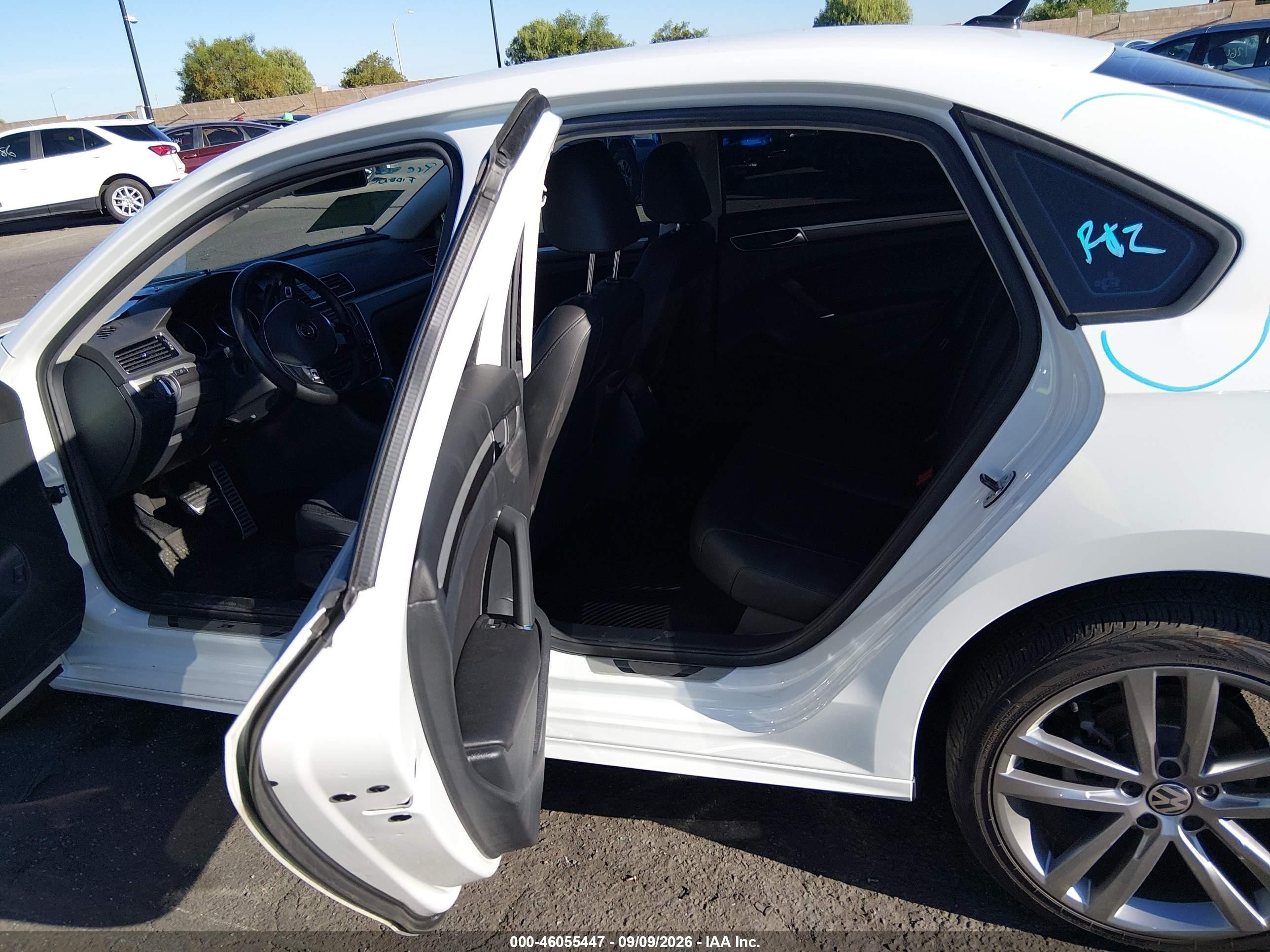 2018 Volkswagen Passat VIN 1VWAA7A38JC001266 IAAI salvage auction — Rear End, Salvage Certificate (California), sold $4,000 on 2026-09-13 (photo 8)