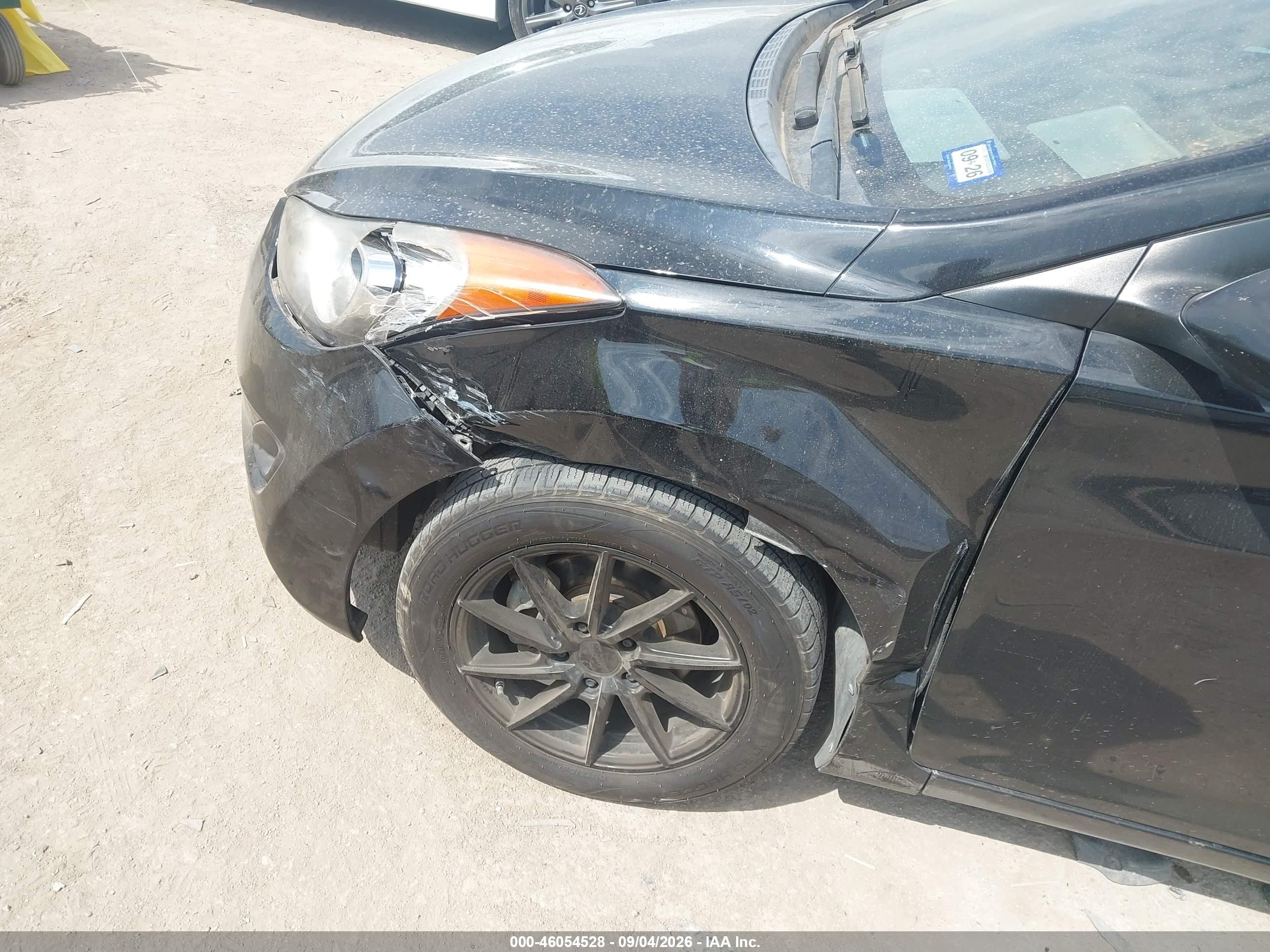 2013 Hyundai Elantra VIN KMHDH4AE4DU534866 IAAI salvage auction — Unknown, Salvage (Texas), sold $625 on 2026-10-07 (photo 6)