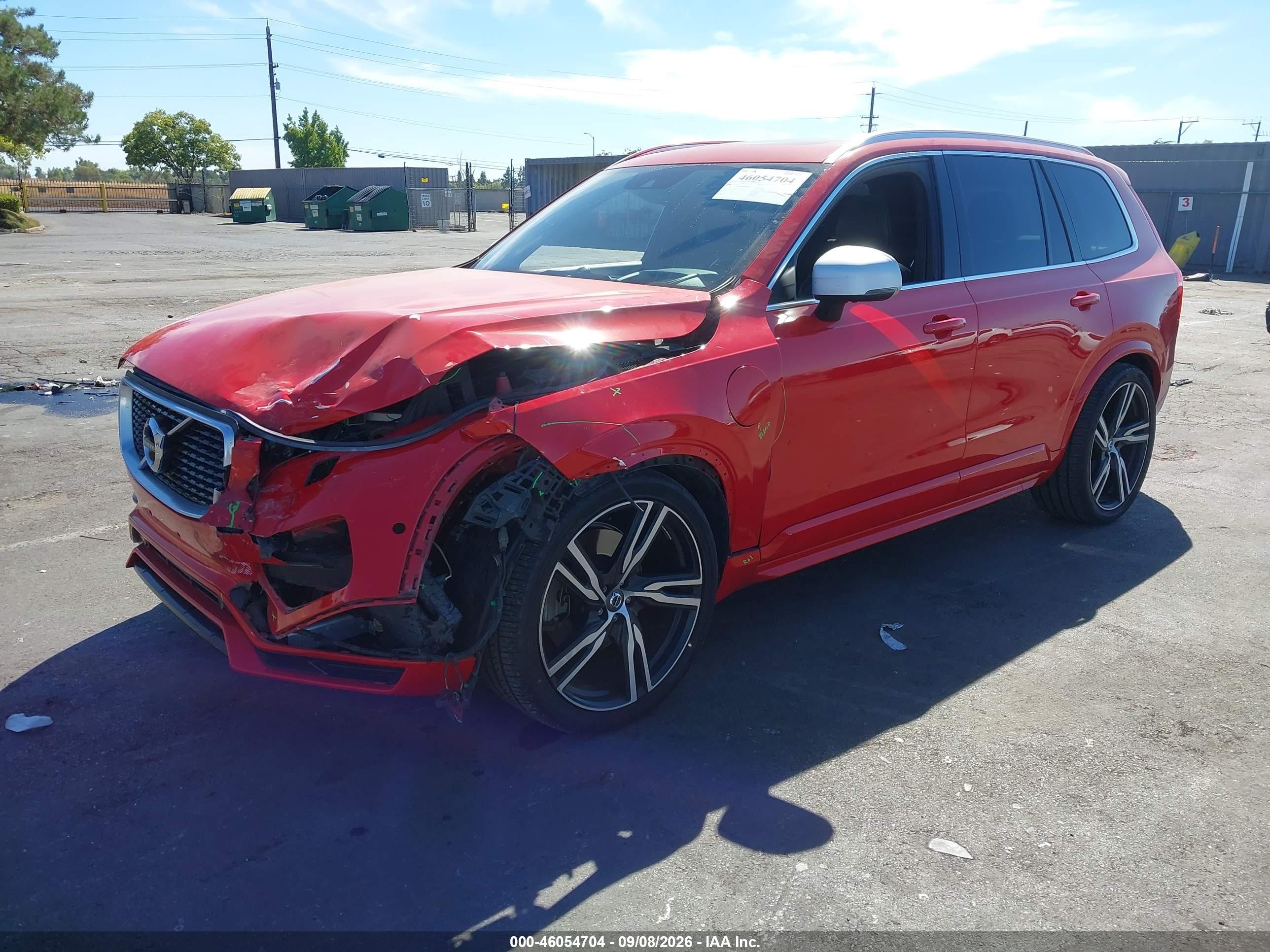2017 Volvo XC90 VIN YV4BC0PM0H1170077 IAAI salvage auction — Front End, Salvage (California), sold $8,000 on 2026-09-16 (photo 2)