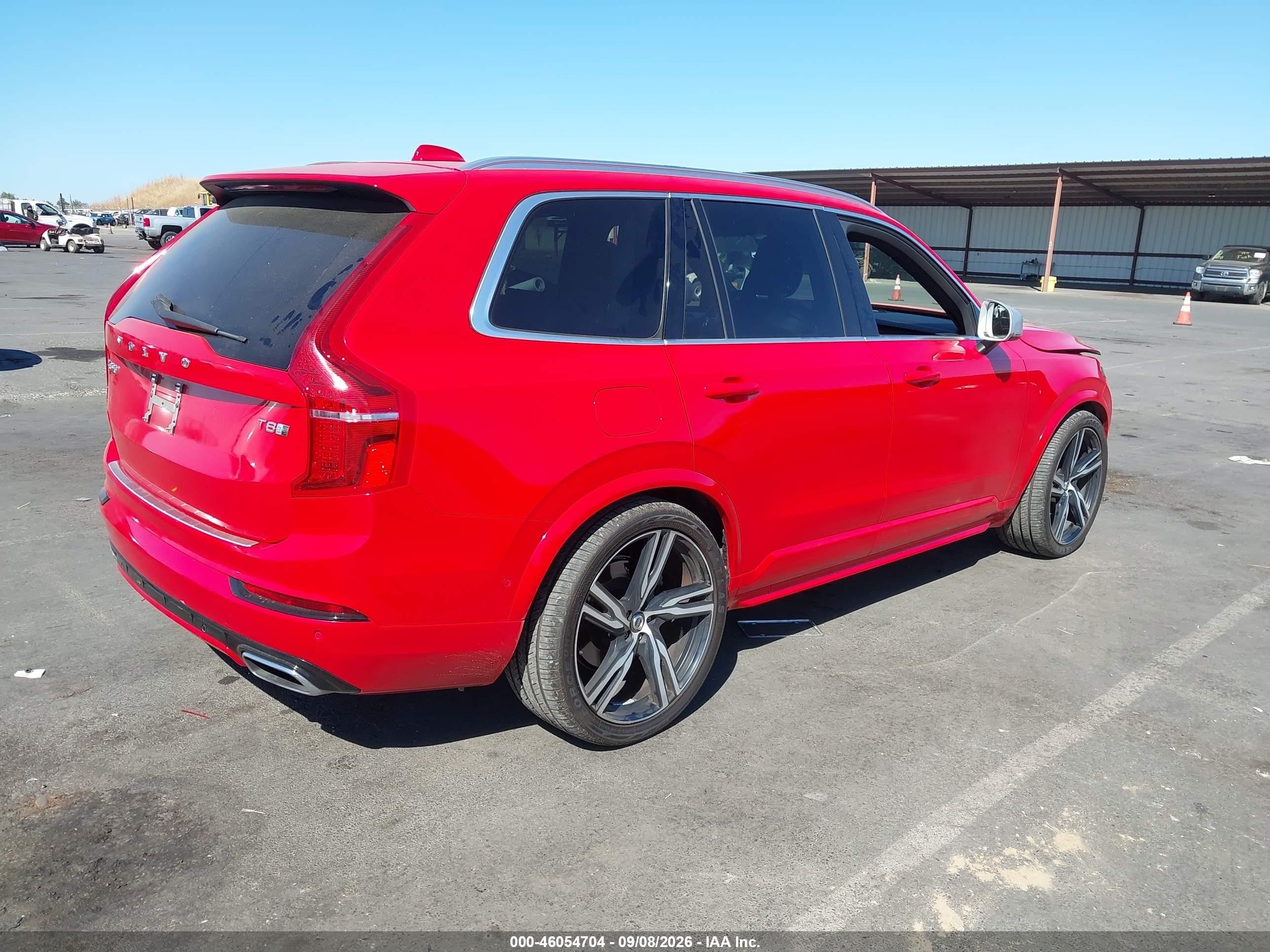 2017 Volvo XC90 VIN YV4BC0PM0H1170077 IAAI salvage auction — Front End, Salvage (California), sold $8,000 on 2026-09-16 (photo 4)
