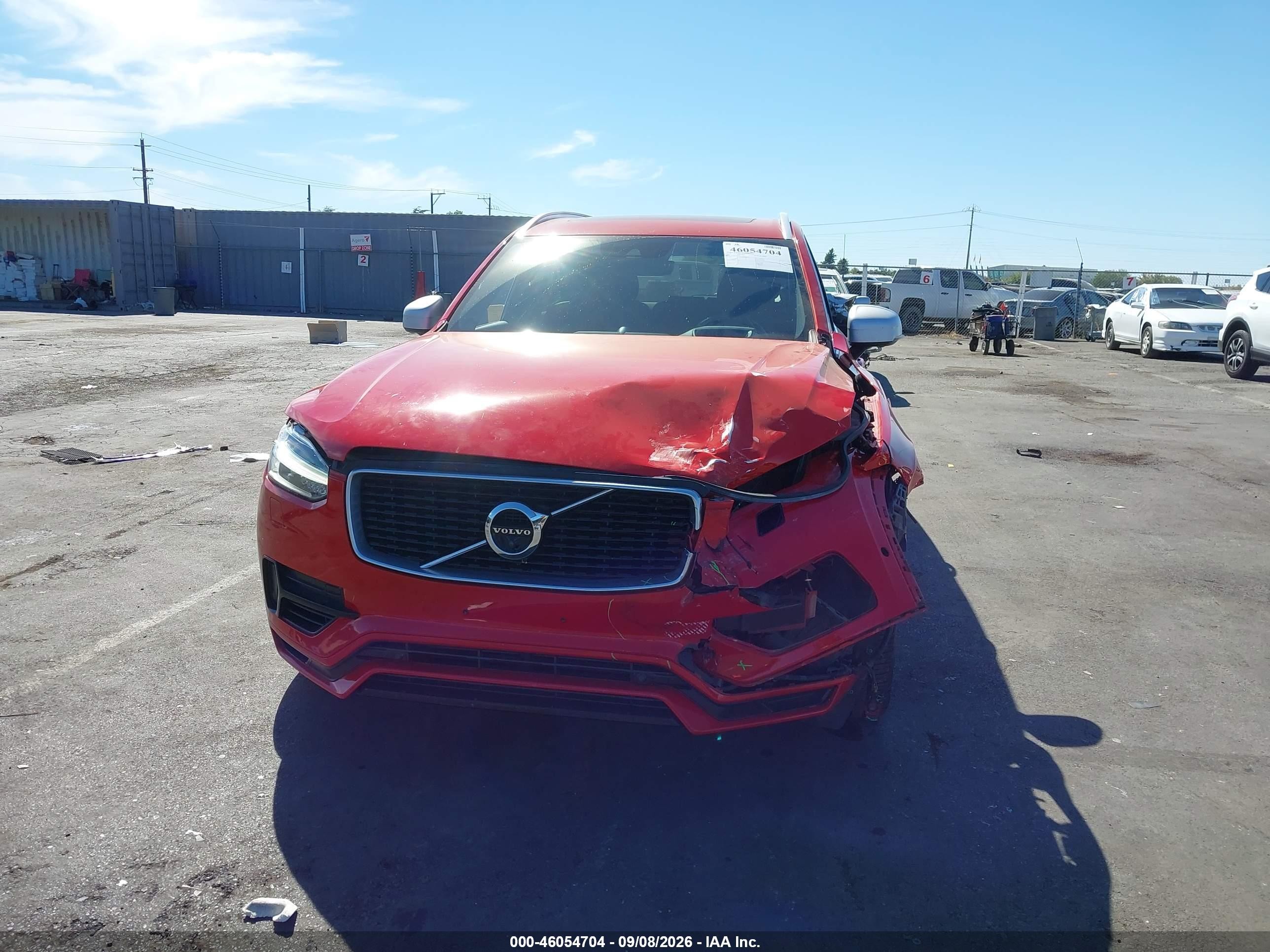 2017 Volvo XC90 VIN YV4BC0PM0H1170077 IAAI salvage auction — Front End, Salvage (California), sold $8,000 on 2026-09-16 (photo 6)