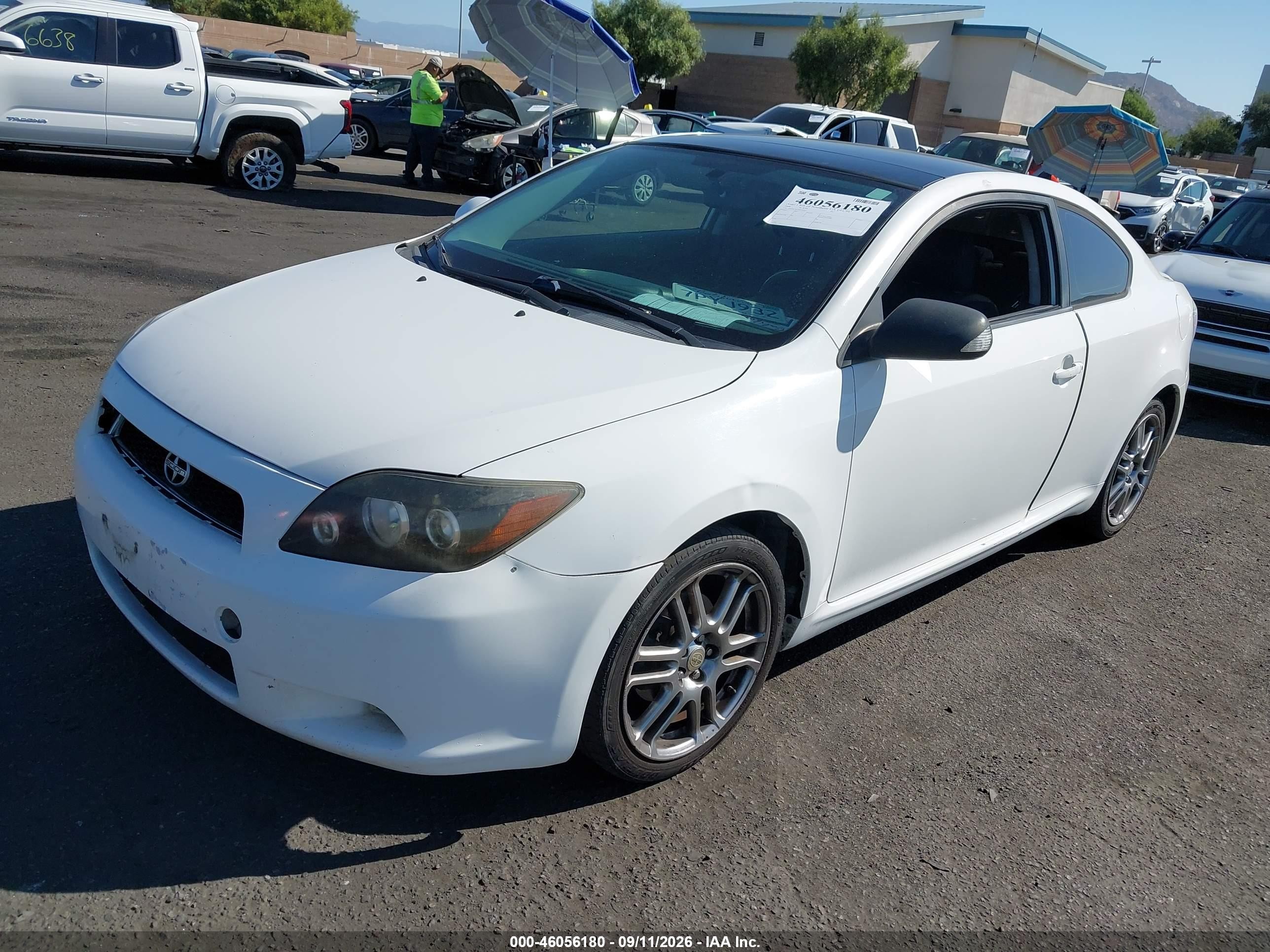 2009 Scion tC VIN JTKDE167590294501 IAAI salvage auction — Side, Wait Title, sold $800 on 2026-09-20 (photo 2)