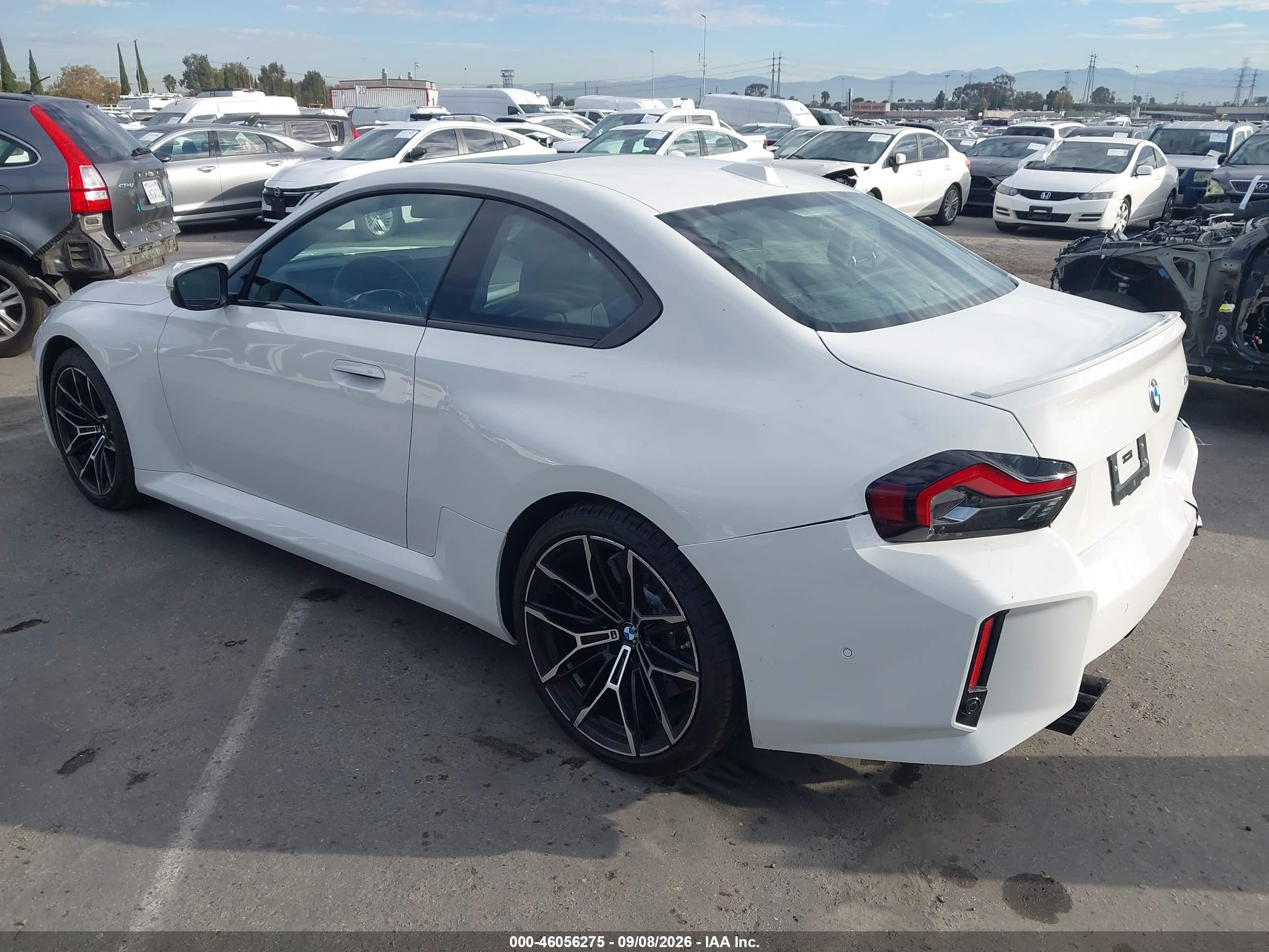 2026 BMW M2 VIN 3MF23DM00T8G44817 IAAI salvage auction — Rear End, Clear (California), sold $46,250 on 2026-09-14 (photo 3)