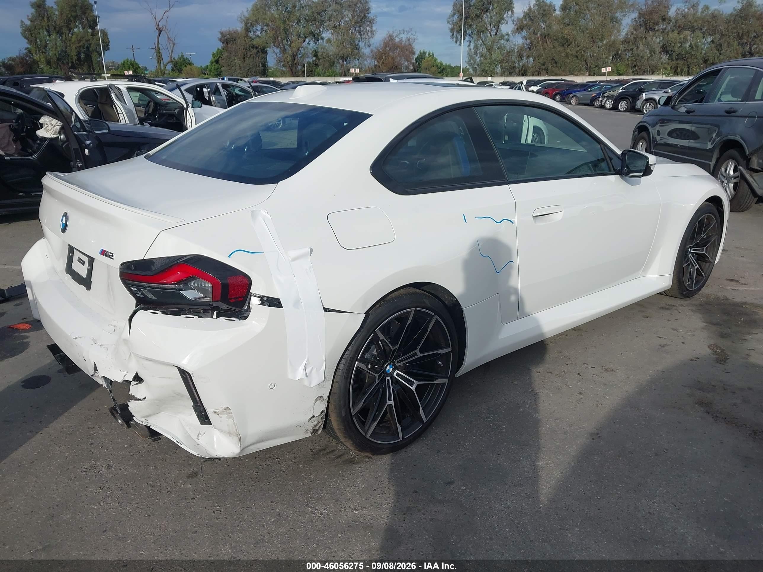 2026 BMW M2 VIN 3MF23DM00T8G44817 IAAI salvage auction — Rear End, Clear (California), sold $46,250 on 2026-09-14 (photo 4)