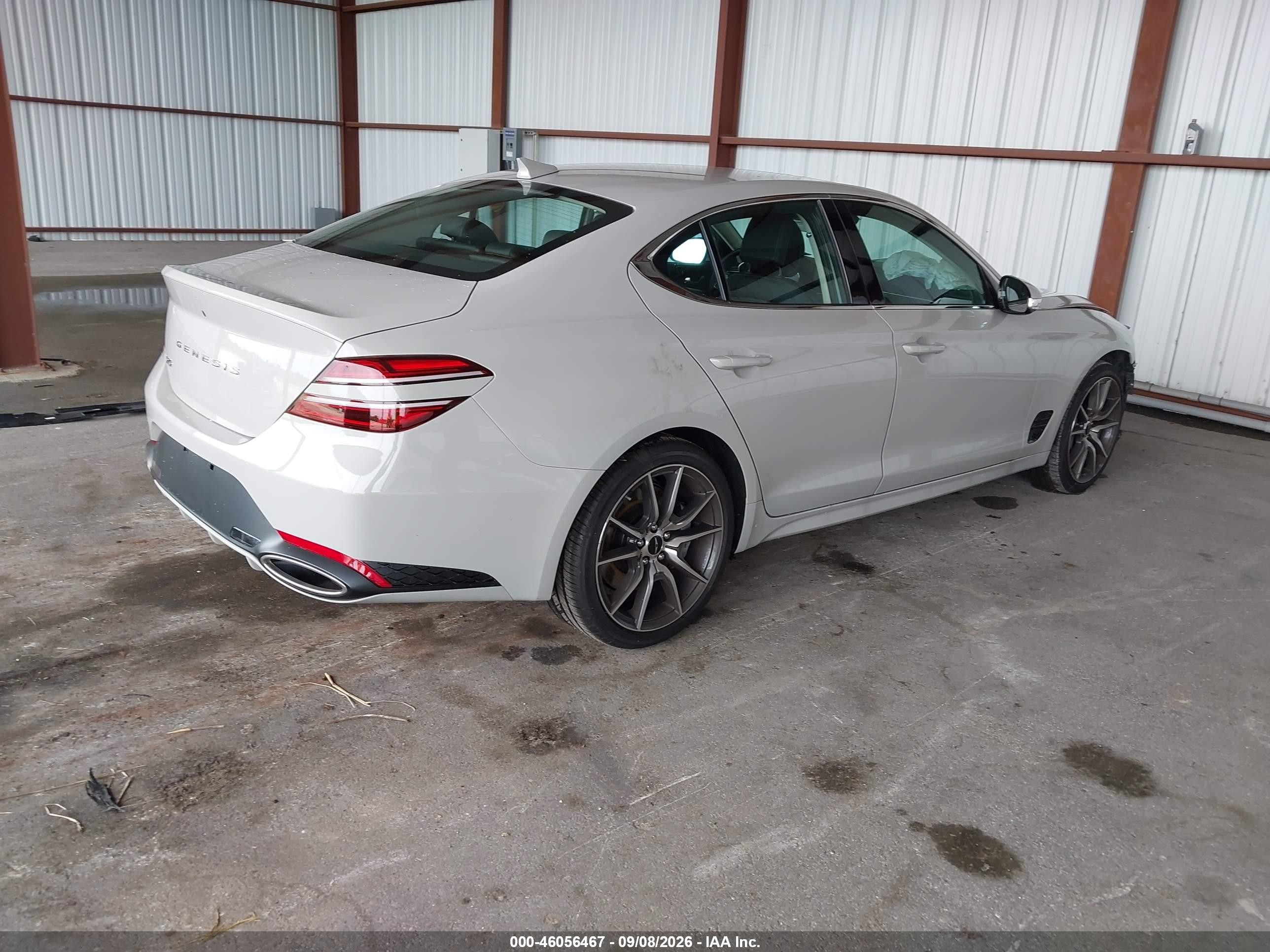 2026 Genesis G70 VIN KMTG14SC4TU179037 IAAI salvage auction — Front End, Enterprise Vehicles Clear Only (Florida), sold $11,700 on 2026-10-19 (photo 4)