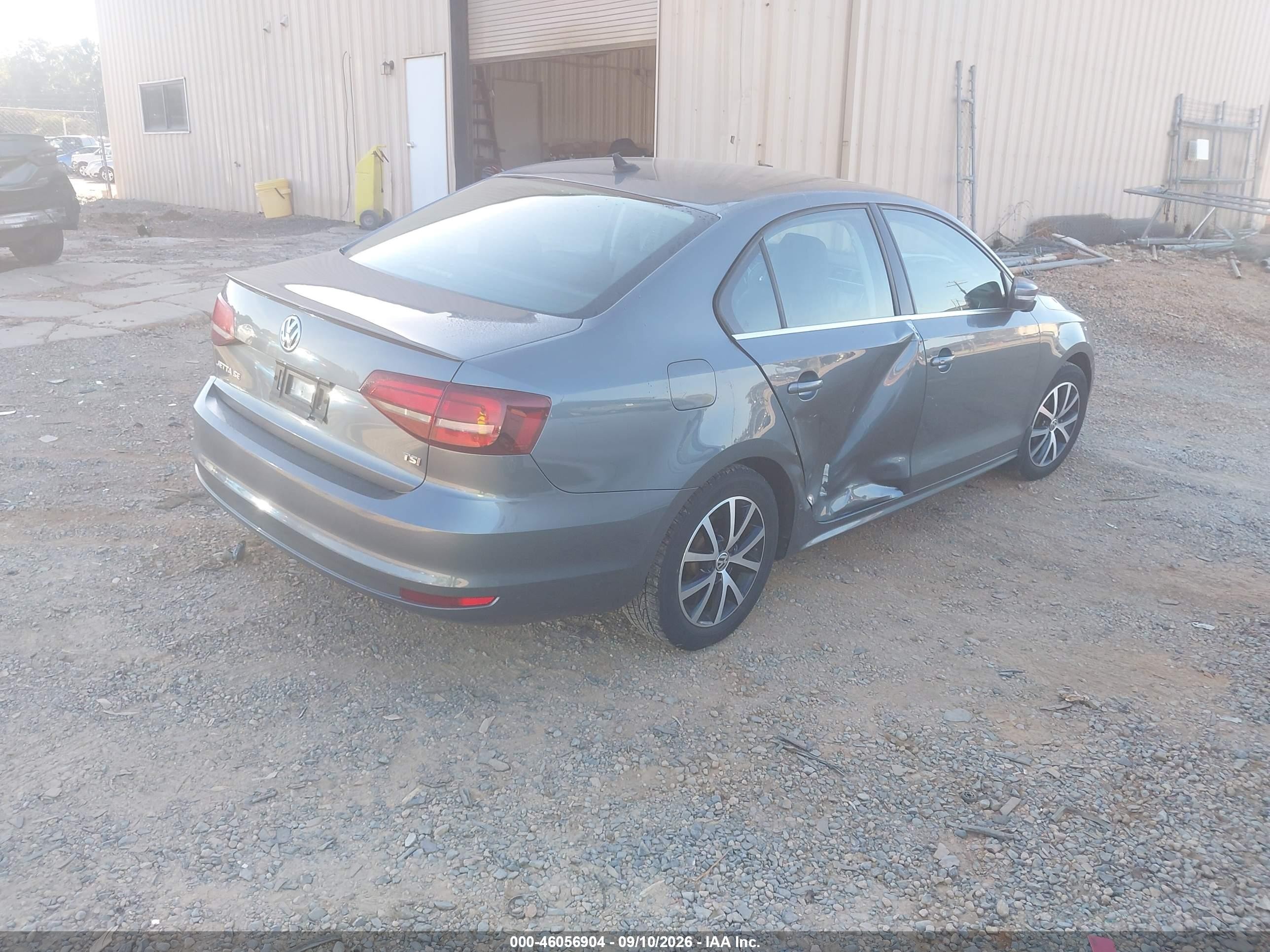 2017 Volkswagen Jetta VIN 3VWDB7AJ4HM202017 IAAI salvage auction — Side, Salvage (North Carolina), sold $2,850 on 2026-09-23 (photo 4)