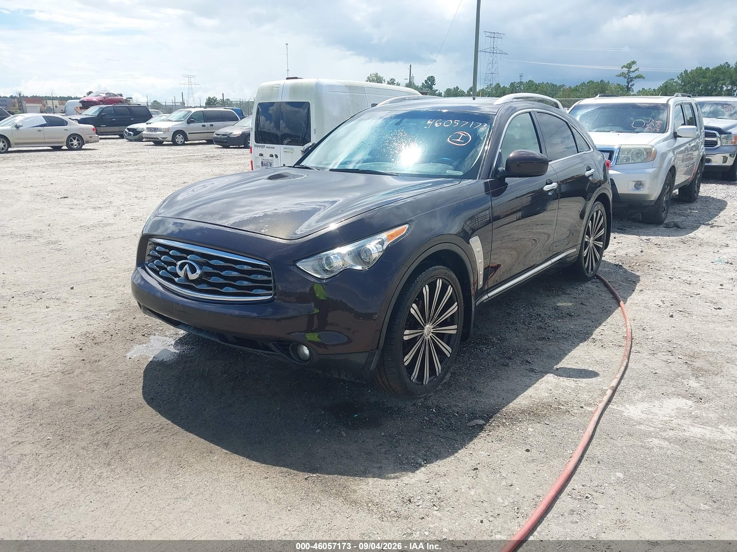 2010 Infiniti Fx35 VIN JN8AS1MW9AM851974 IAAI salvage auction — Normal Wear, Repossession Paperwork (Georgia), sold $1,325 on 2026-10-03 (photo 2)
