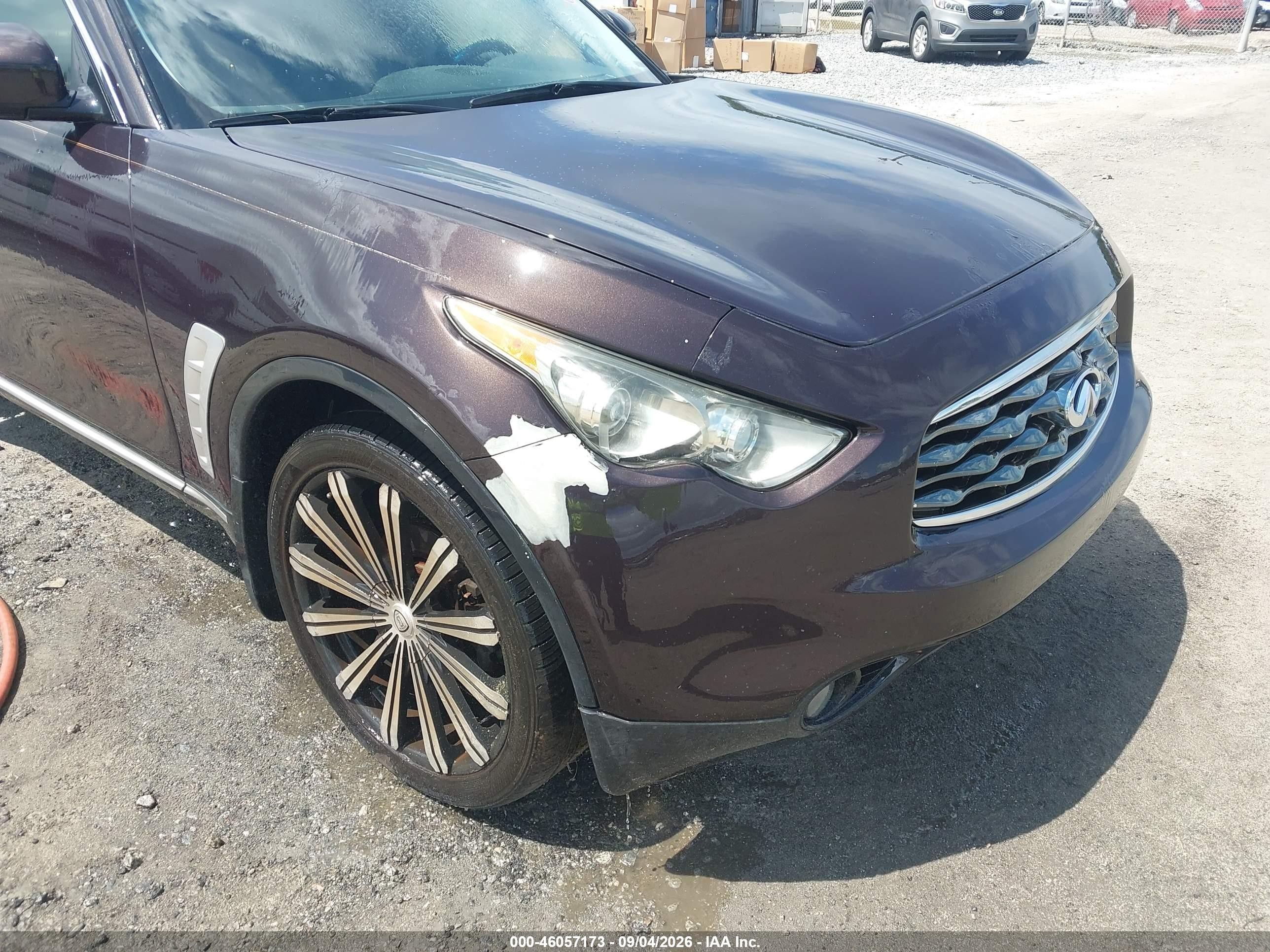 2010 Infiniti Fx35 VIN JN8AS1MW9AM851974 IAAI salvage auction — Normal Wear, Repossession Paperwork (Georgia), sold $1,325 on 2026-10-03 (photo 6)